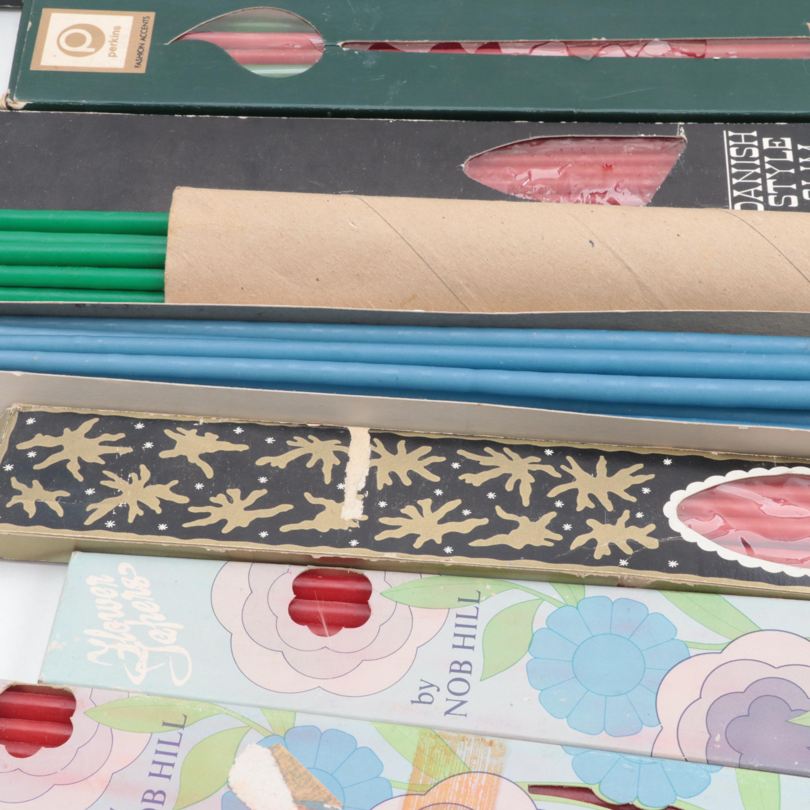 Jens Quistgaard for Dansk Metal Candle Holders with Taper Candles