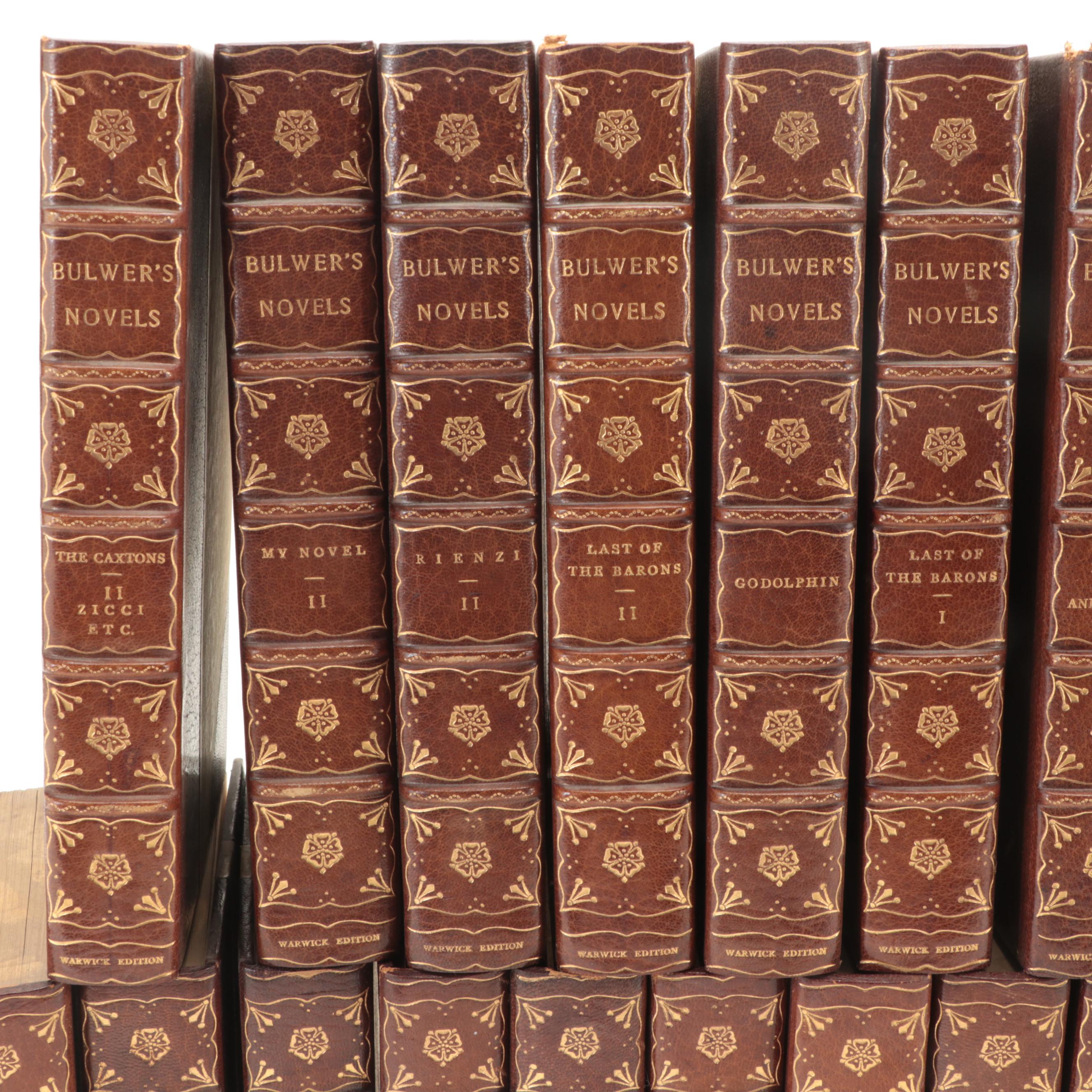 Limited Warwick Edition "Bulwer's Novels" Thirty-Two Volume Set, Circa 1900