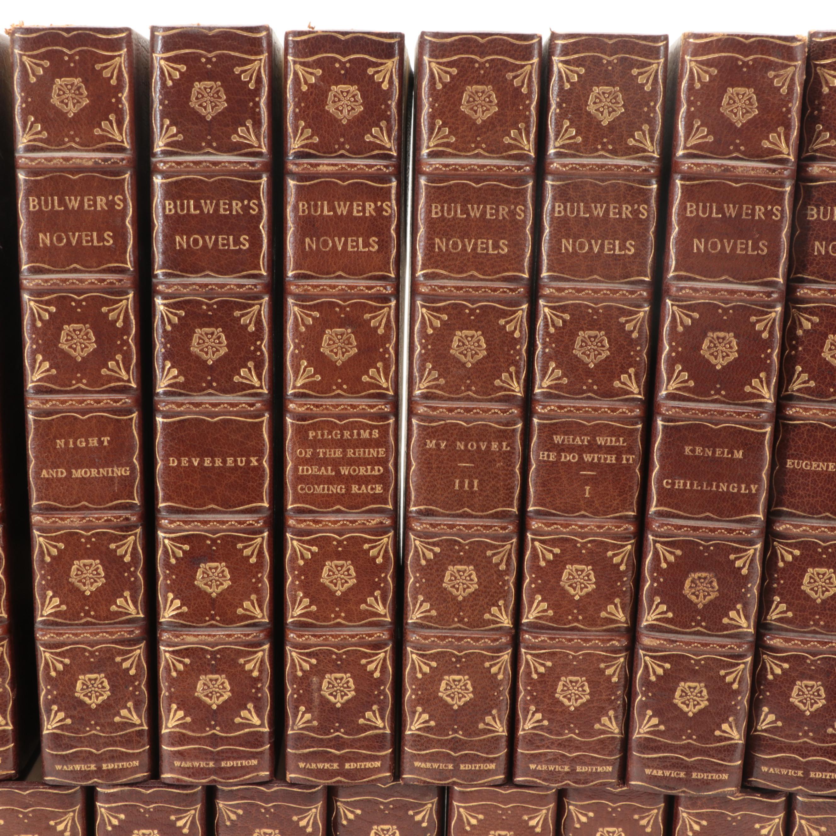 Limited Warwick Edition "Bulwer's Novels" Thirty-Two Volume Set, Circa 1900