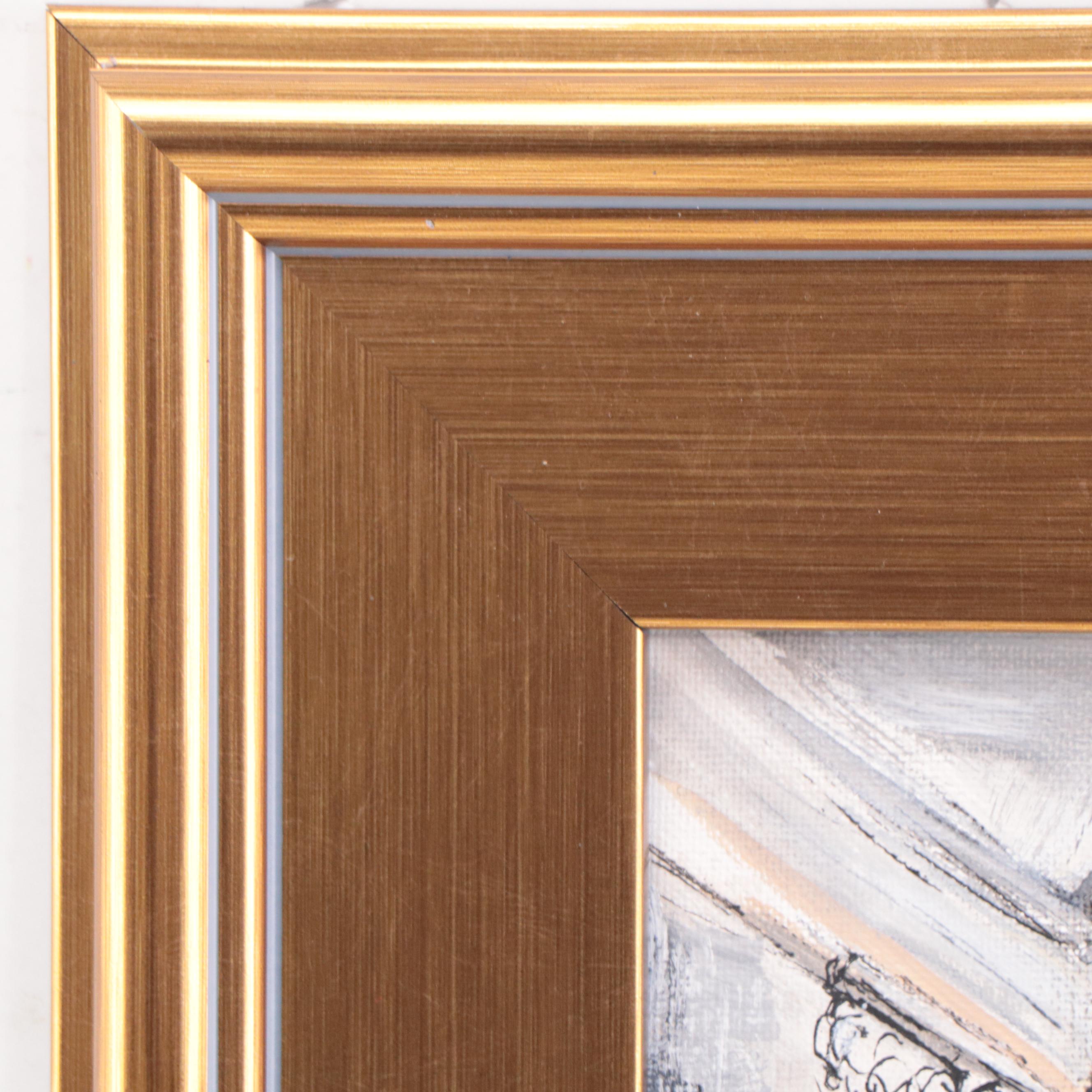 Sanna Acrylic Painting "4th Street Entrance - Dixie Terminal," 2022