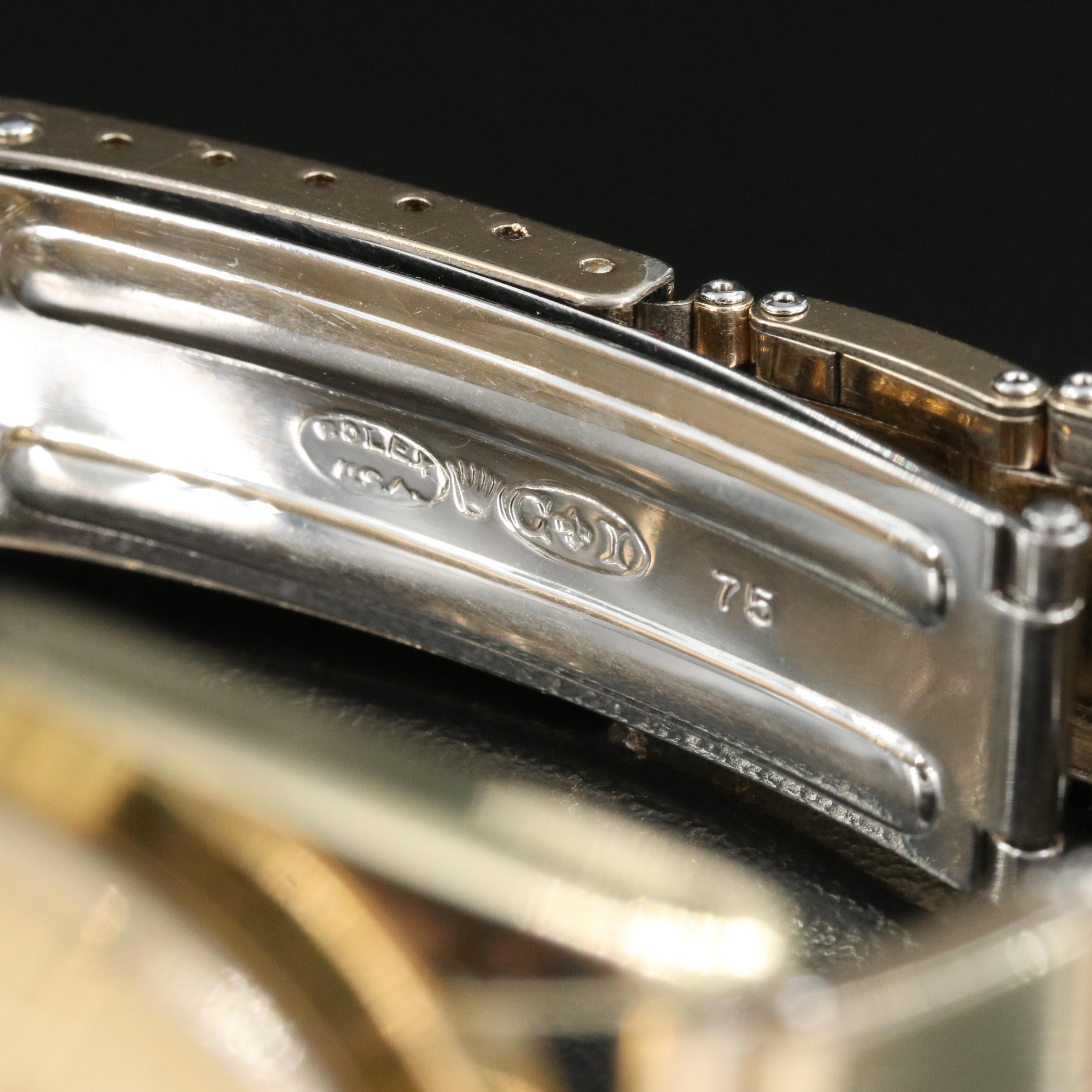 Rolex Oyster Perpetual Date Gold Shell Watch