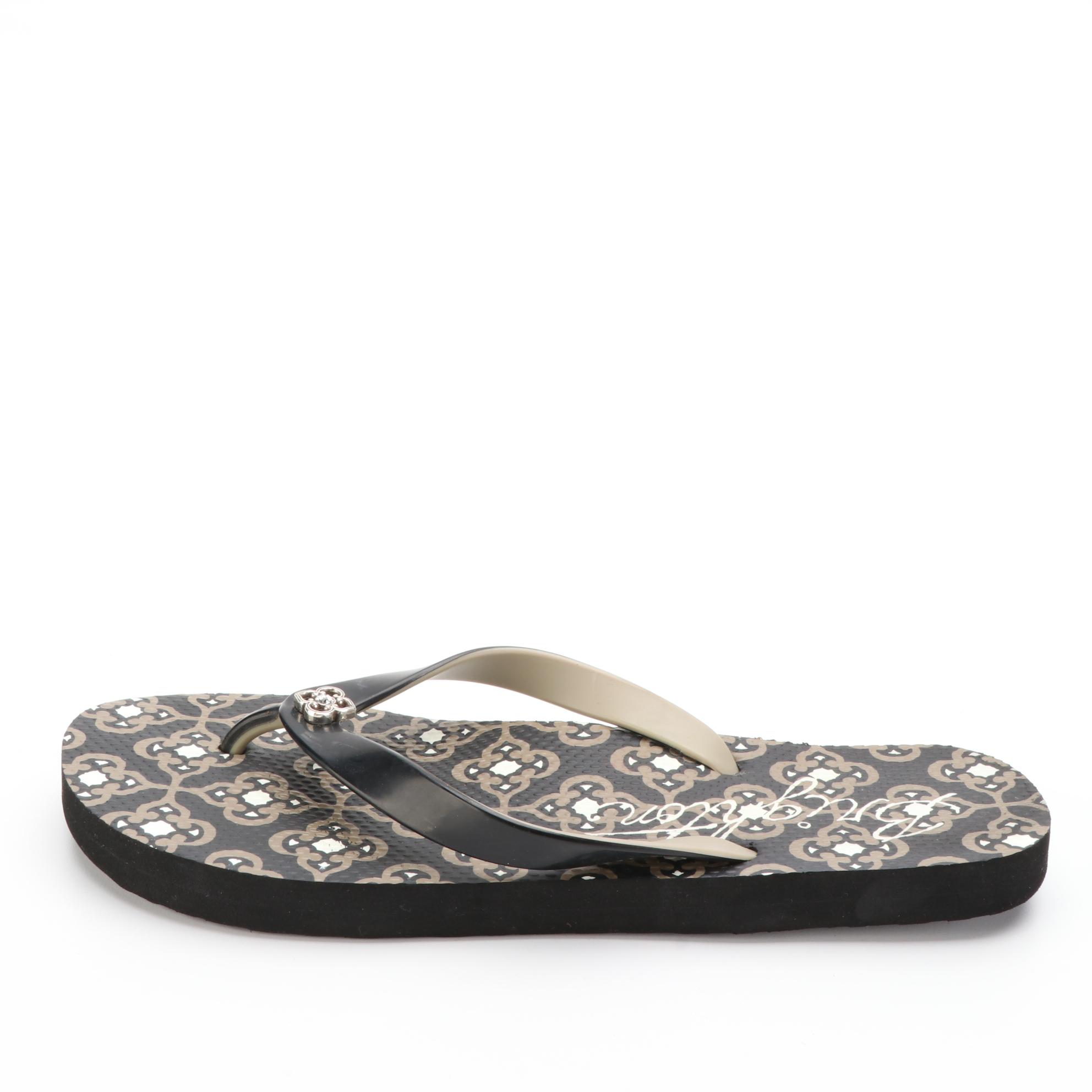 Brighton Embellished Flip-Flops