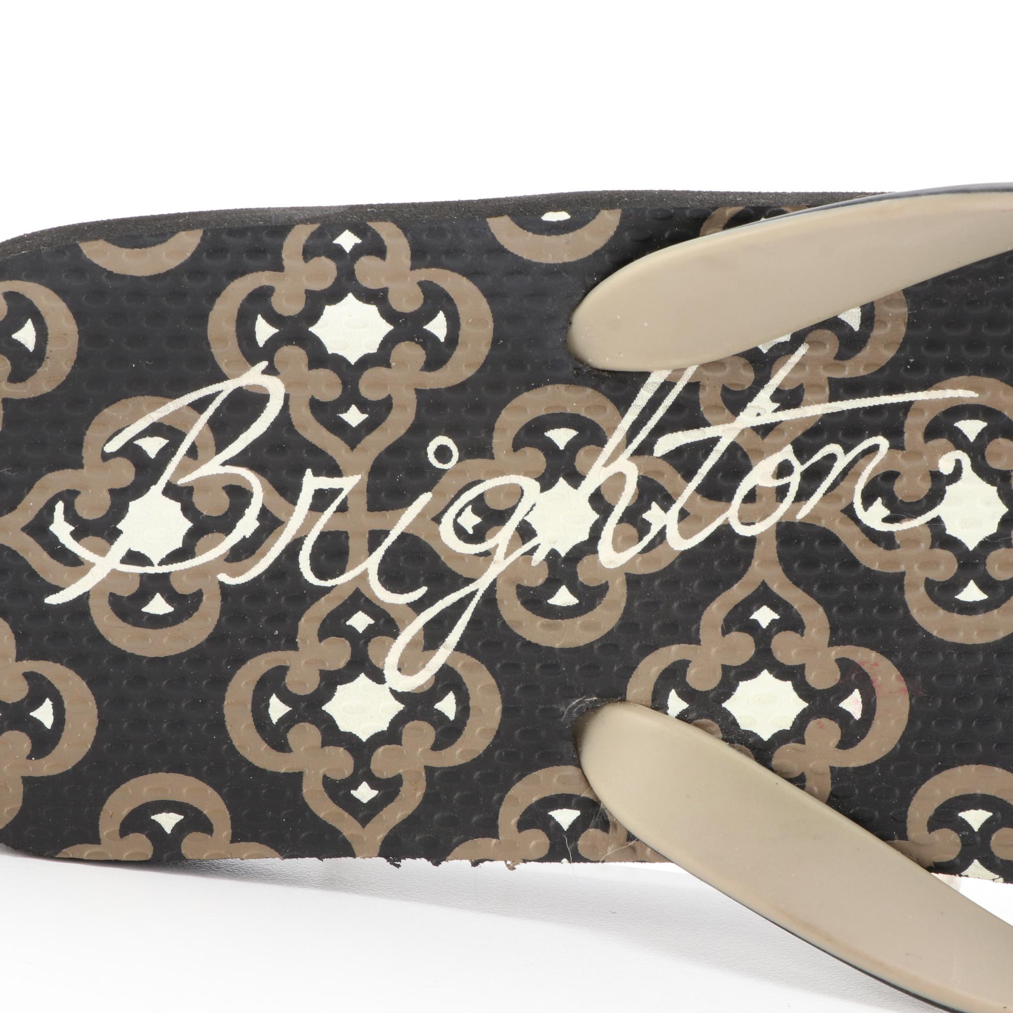 Brighton Embellished Flip-Flops