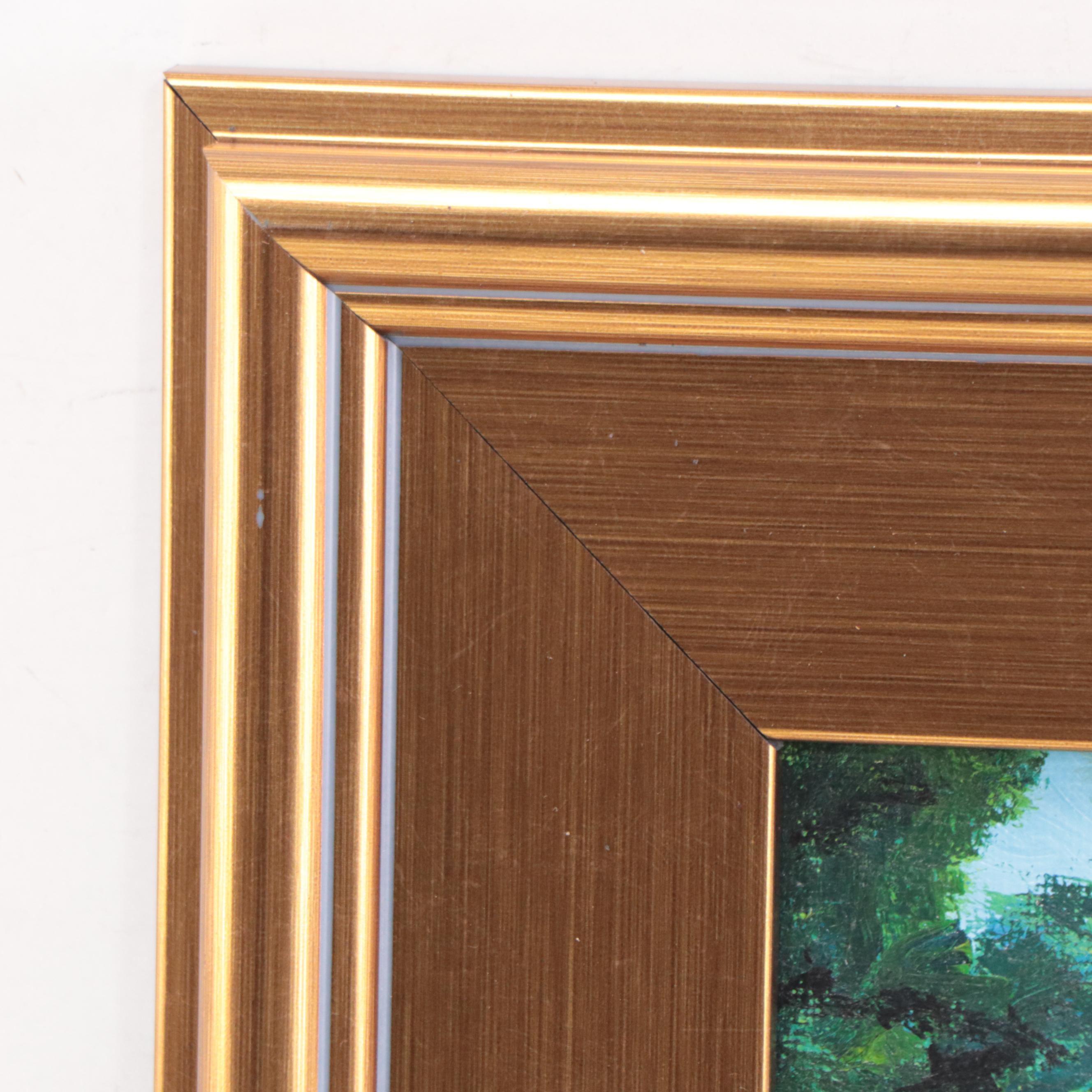 Sanna Acrylic Painting "Observatory," 2022