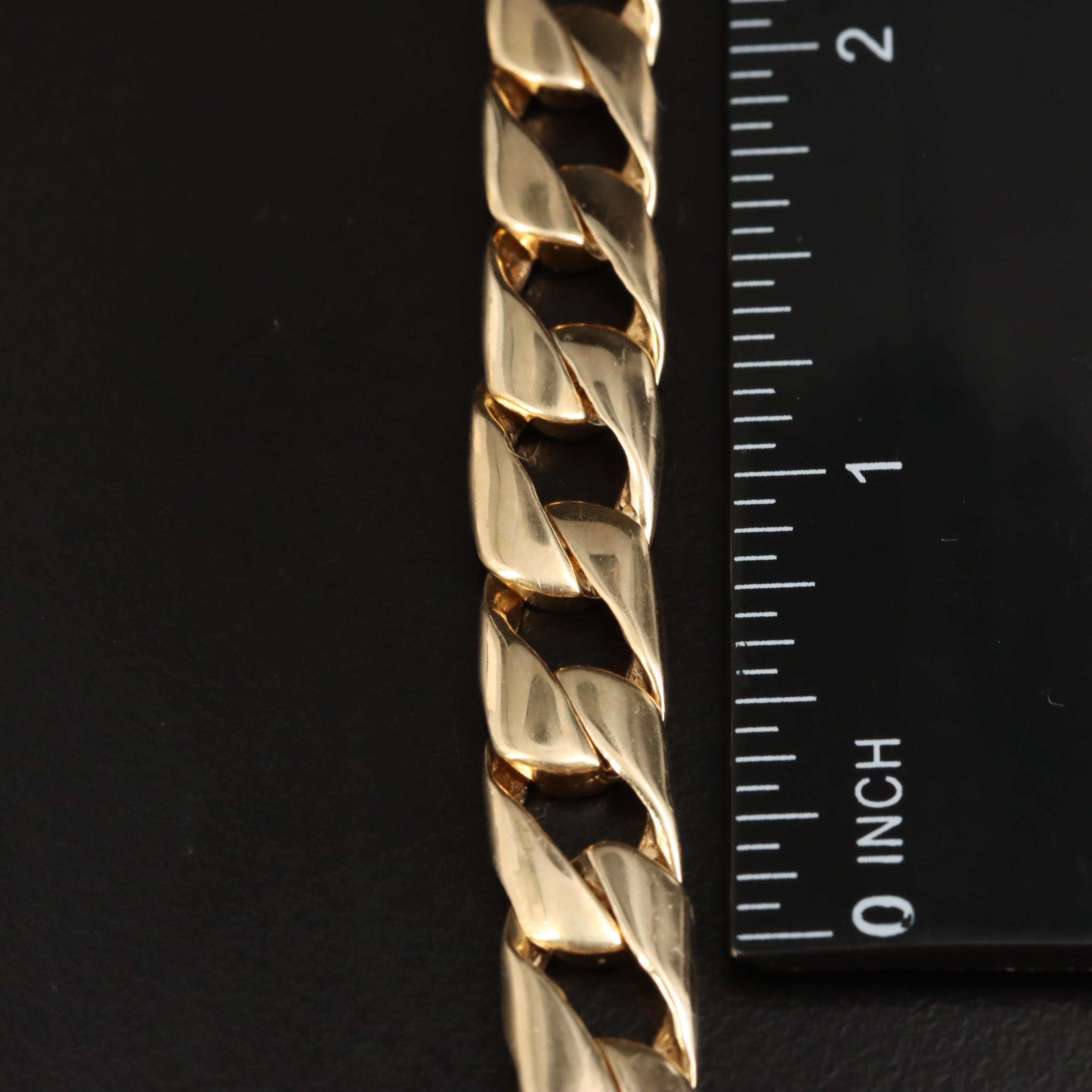 14K Curb Chain Necklace