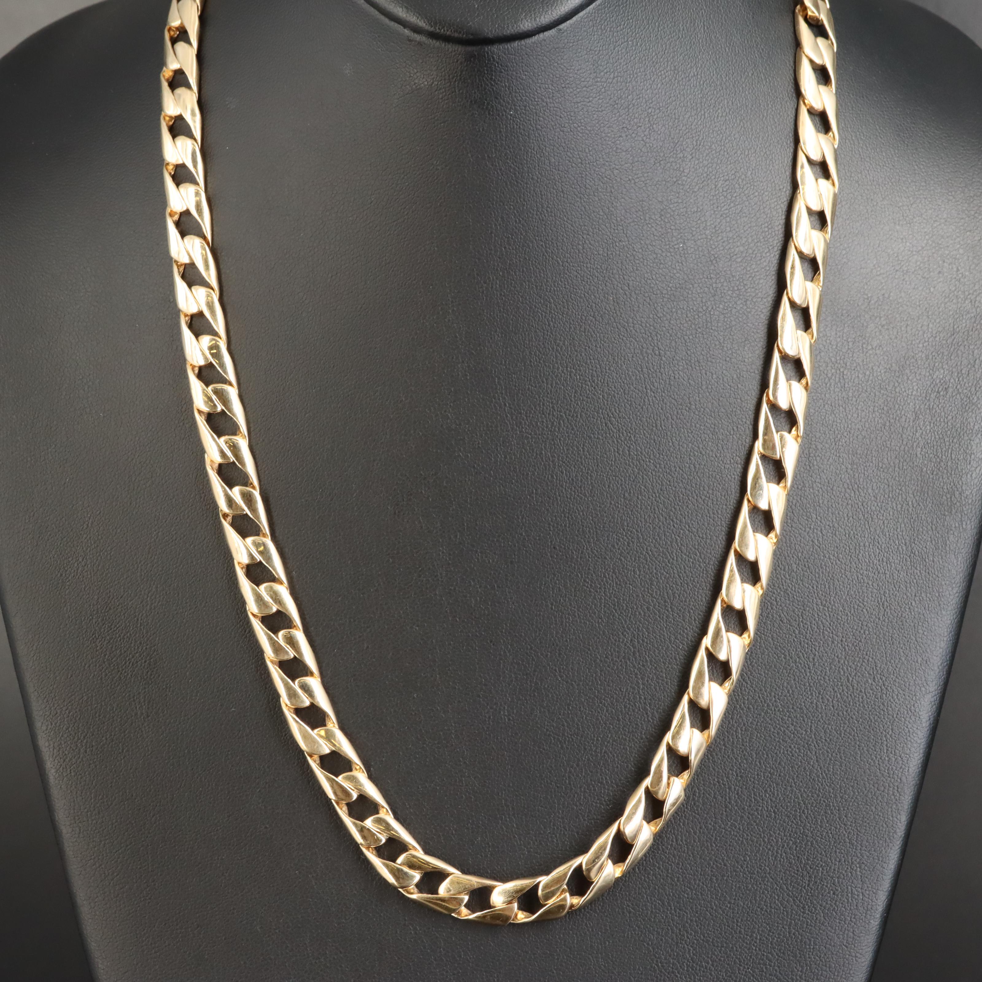 14K Curb Chain Necklace