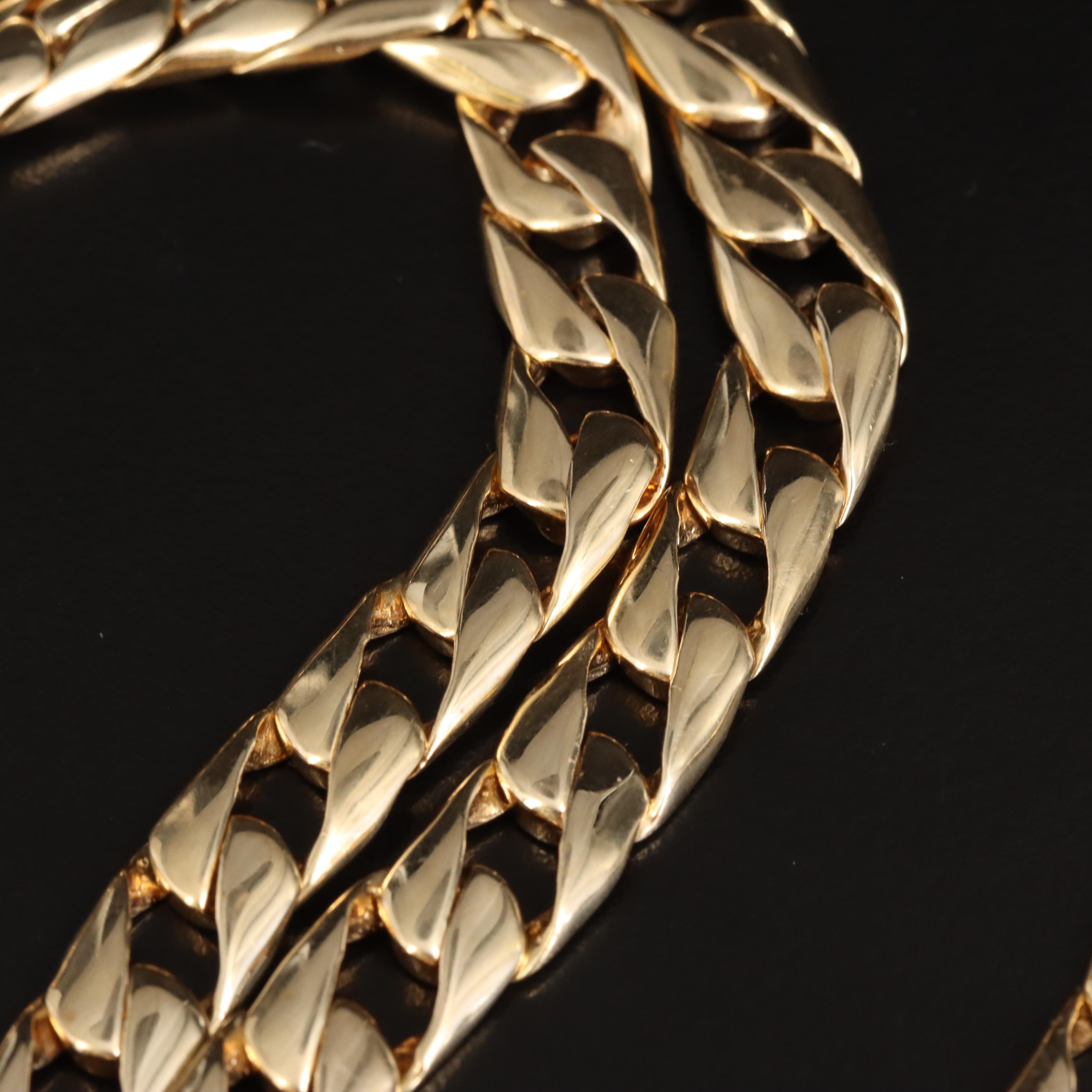 14K Curb Chain Necklace