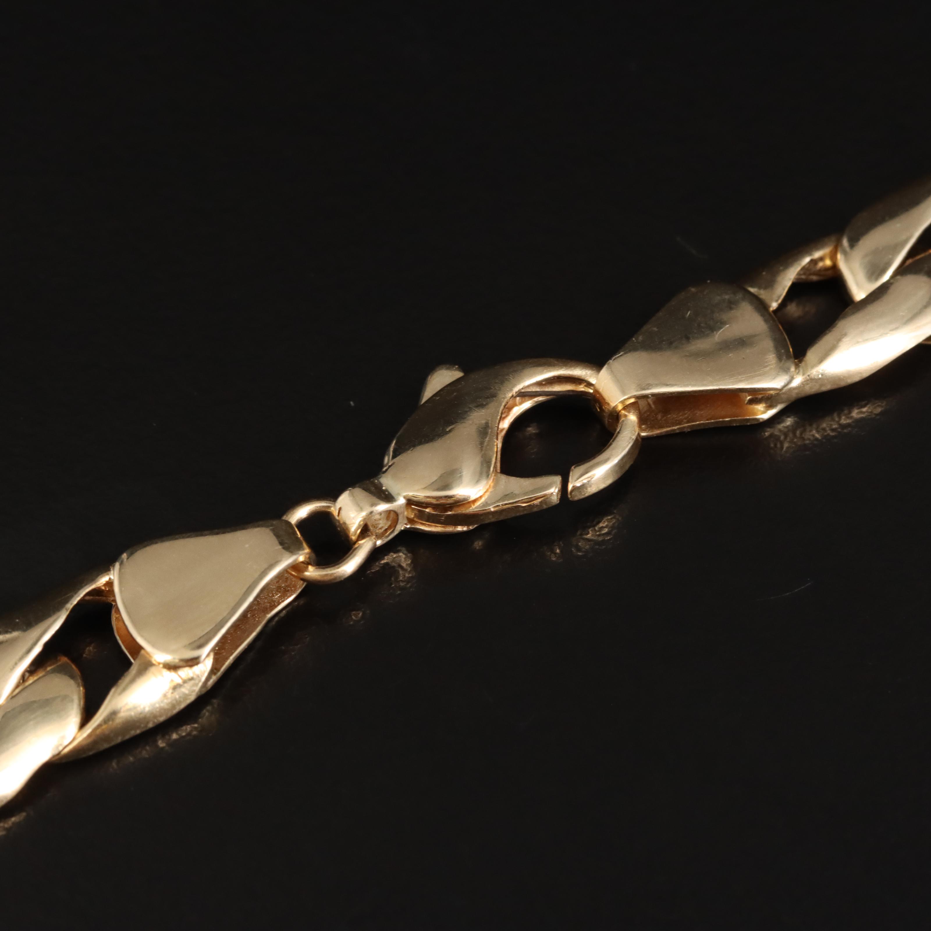 14K Curb Chain Necklace