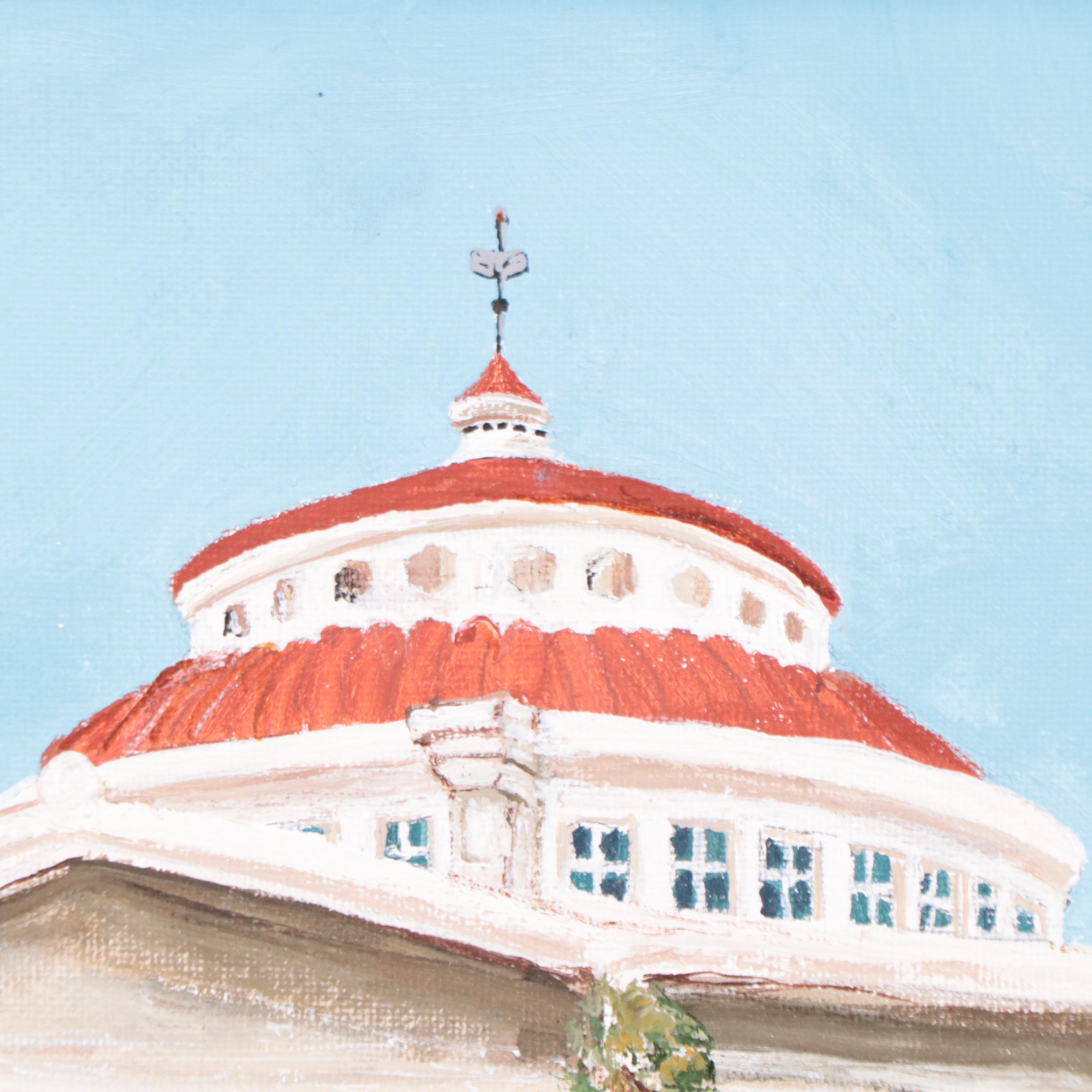 Sanna Acrylic Painting "Cincinnati Zoo - Reptile House," 2022