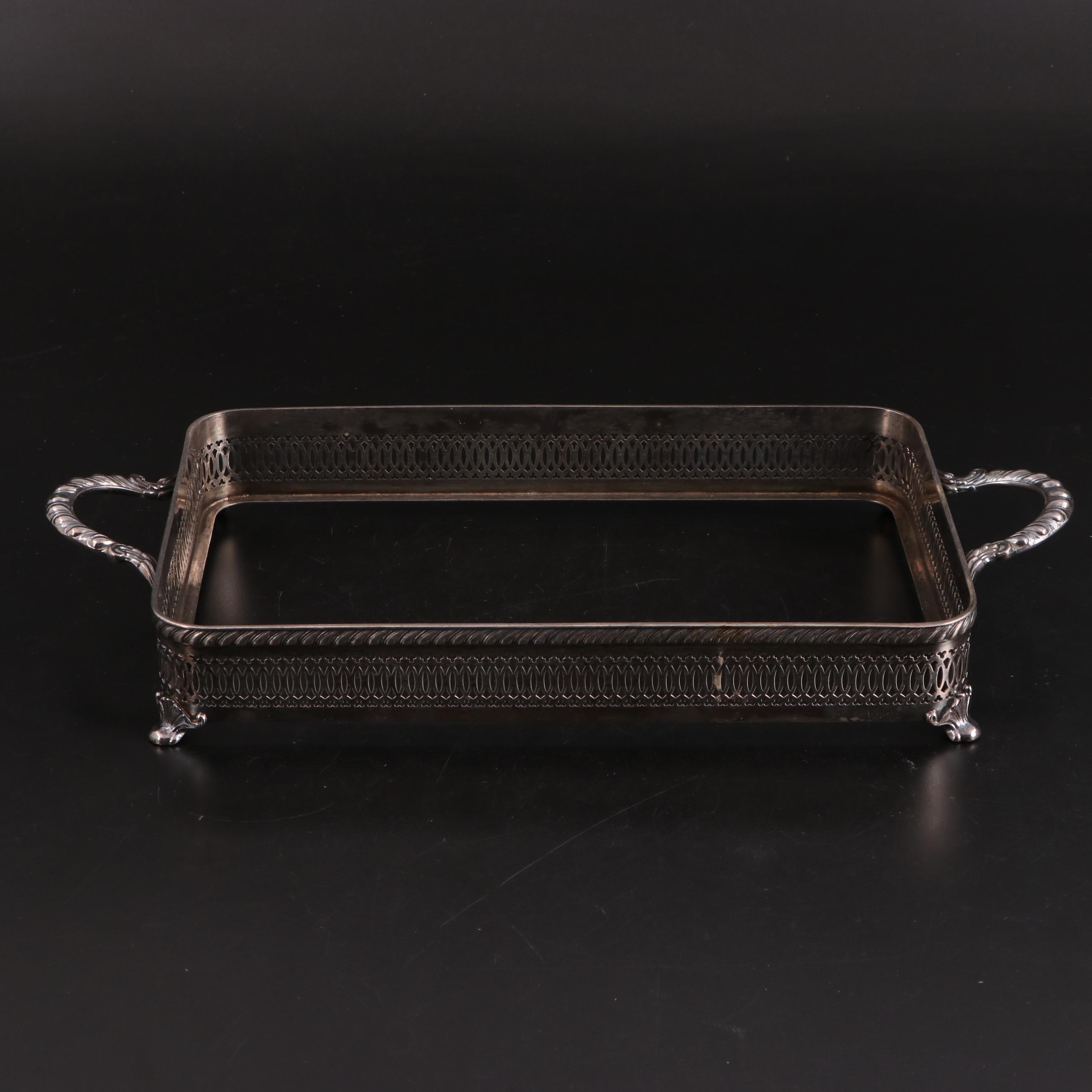 Roger's & Bro and Other Silver Plate Serving Pieces, Mid to Late 20th Century