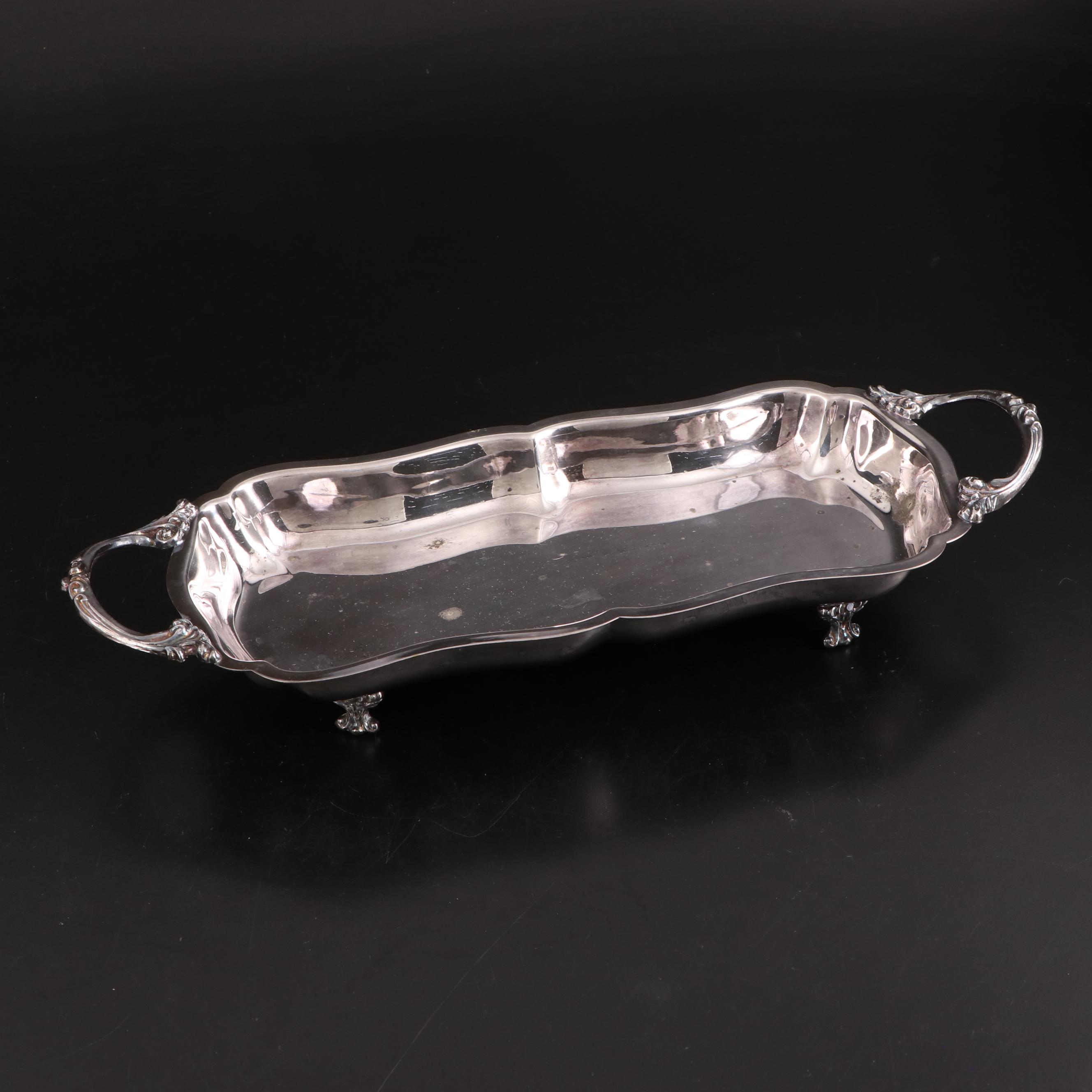 Roger's & Bro and Other Silver Plate Serving Pieces, Mid to Late 20th Century