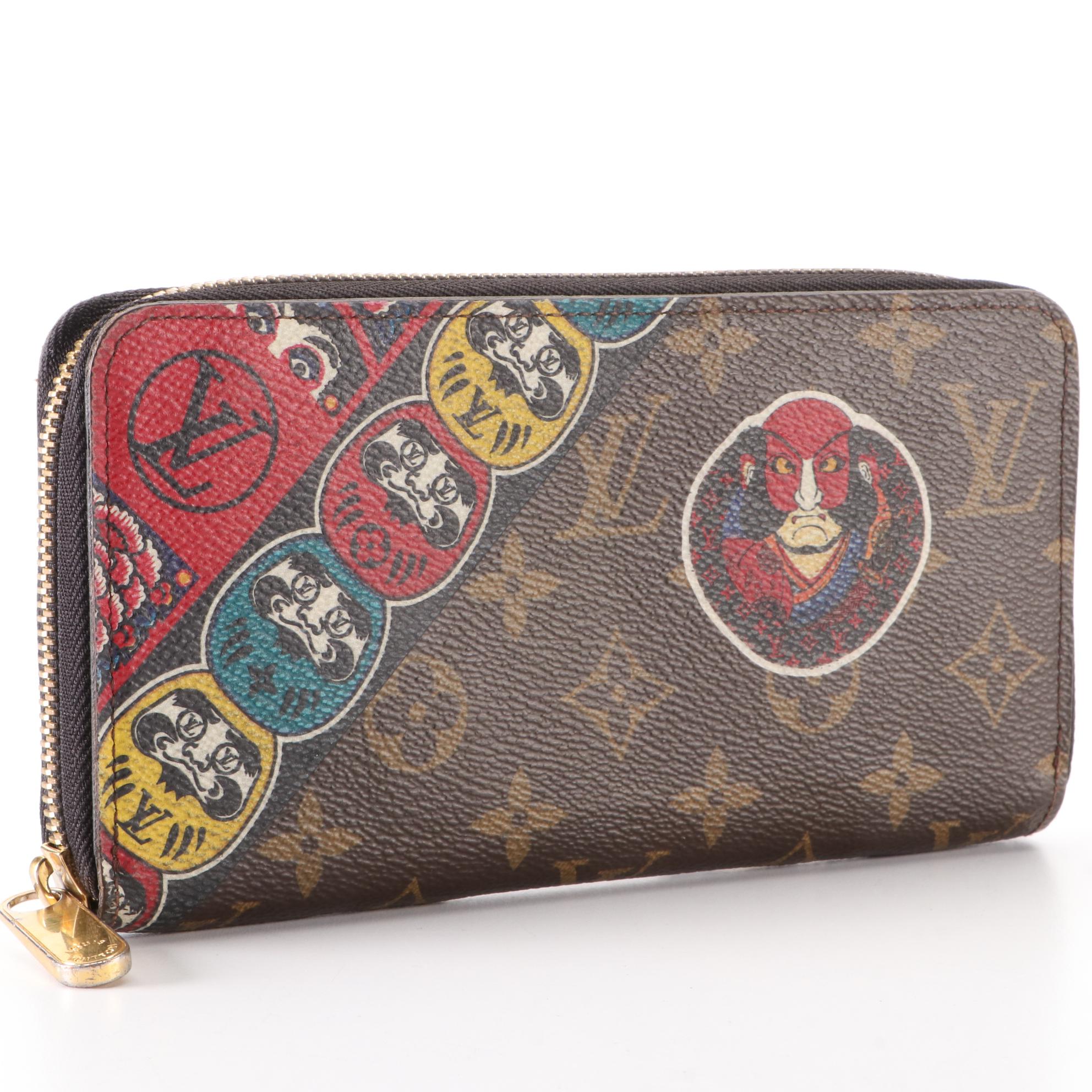 Louis Vuitton x Kansai Yamamoto Daruma Kabuki Monogram Zippy Wallet