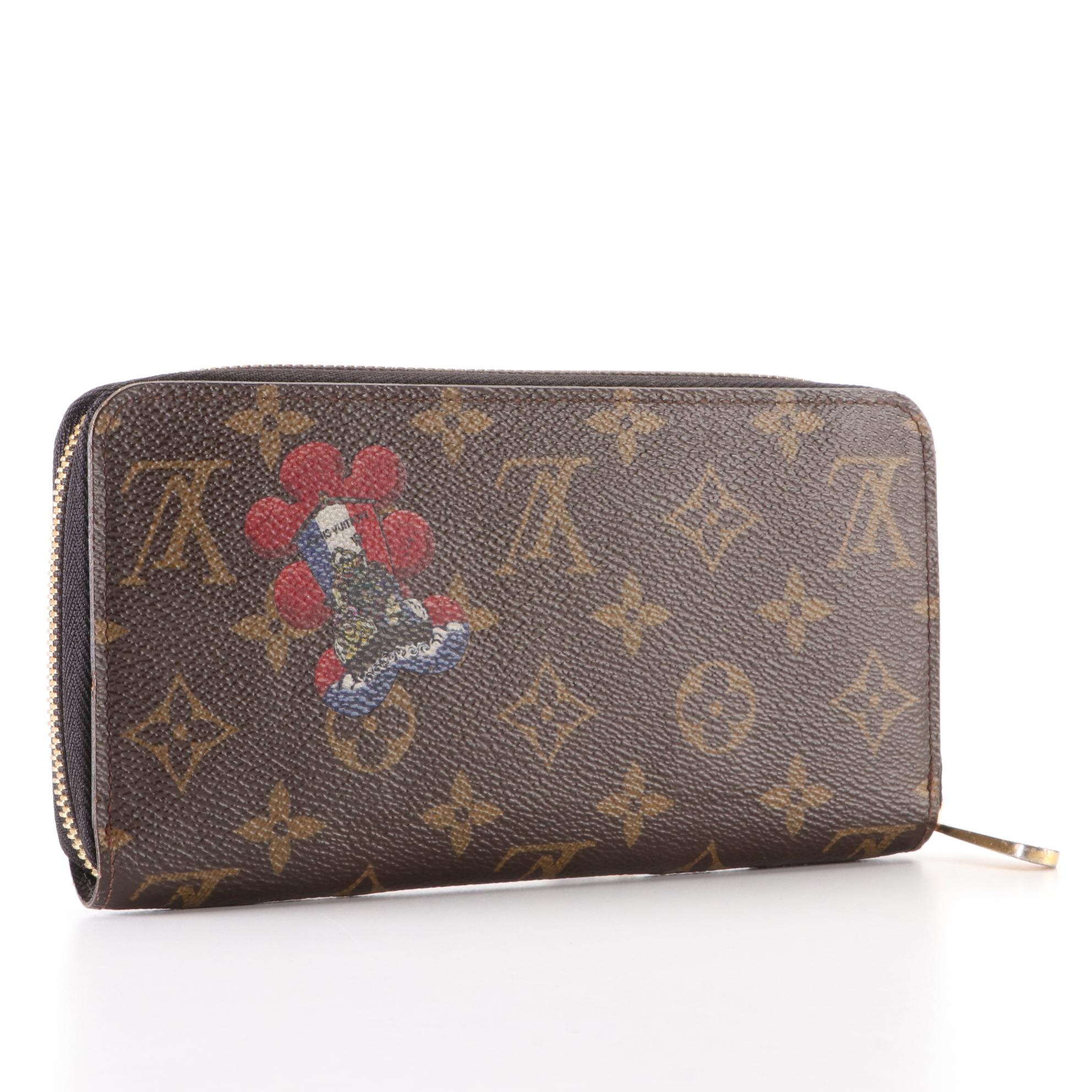 Louis Vuitton x Kansai Yamamoto Daruma Kabuki Monogram Zippy Wallet