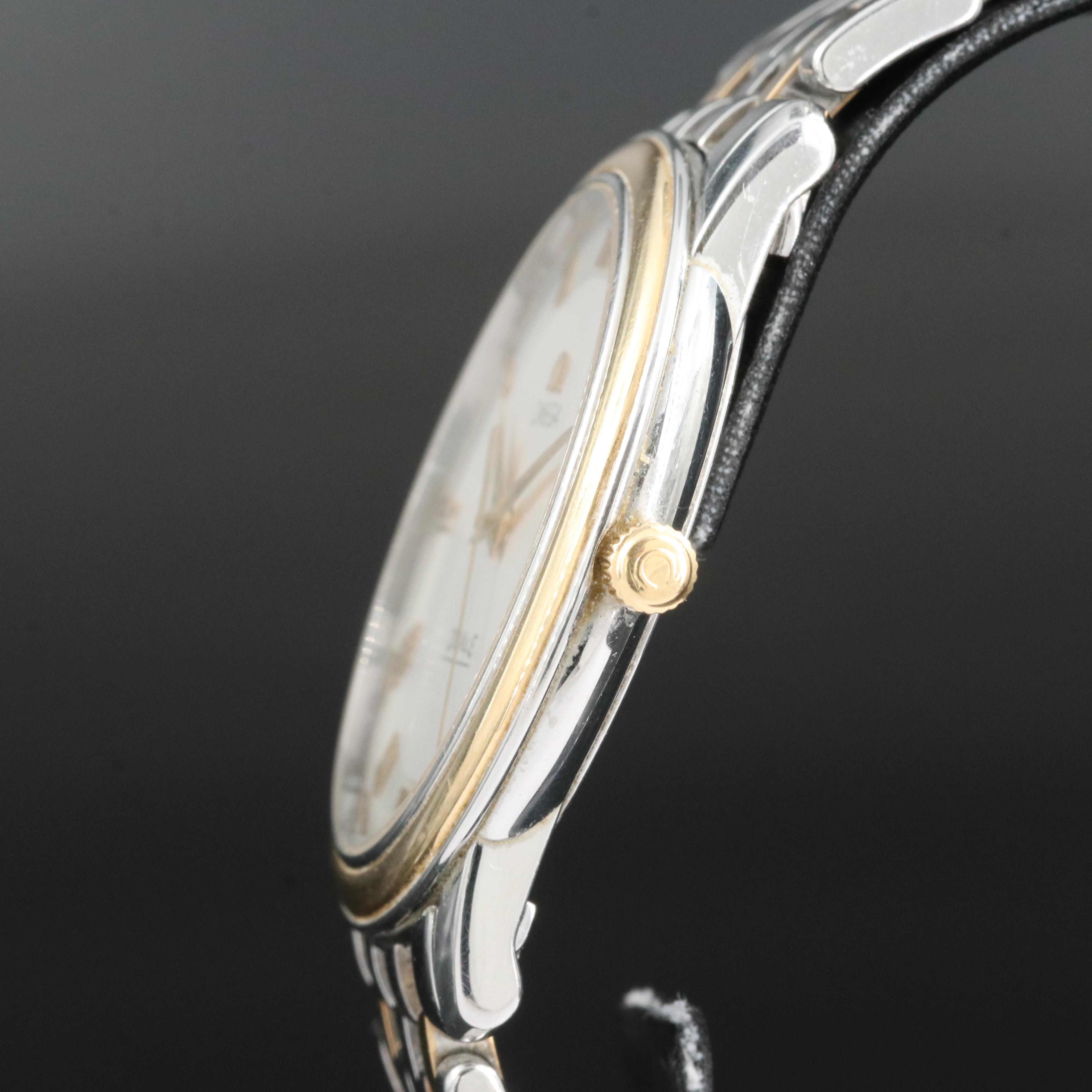 18K and Stainless Steel Omega DeVille Prestige Watch