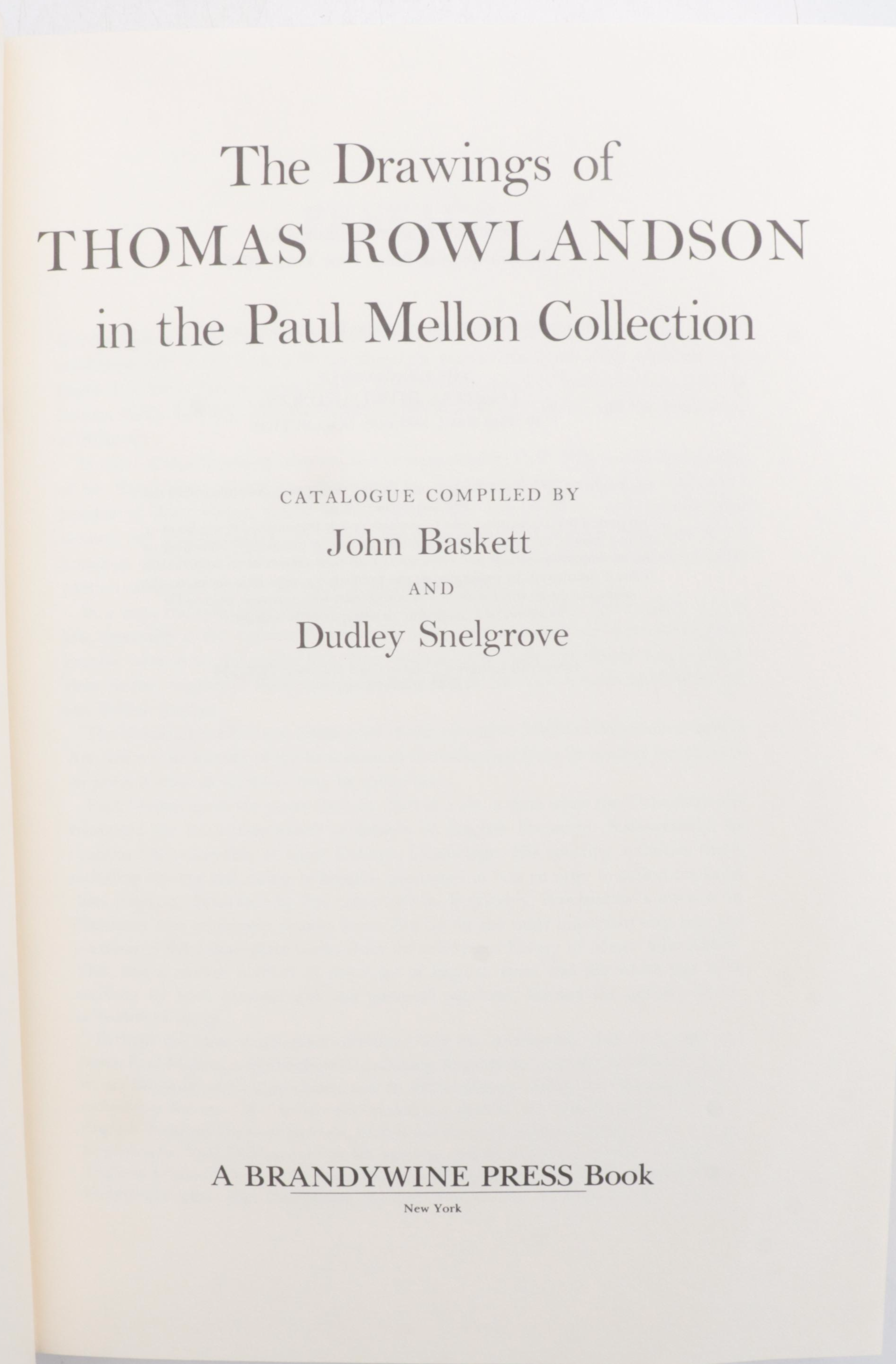 First Edition "The Drawings of Thomas Rowlandson" by John Bakett and More