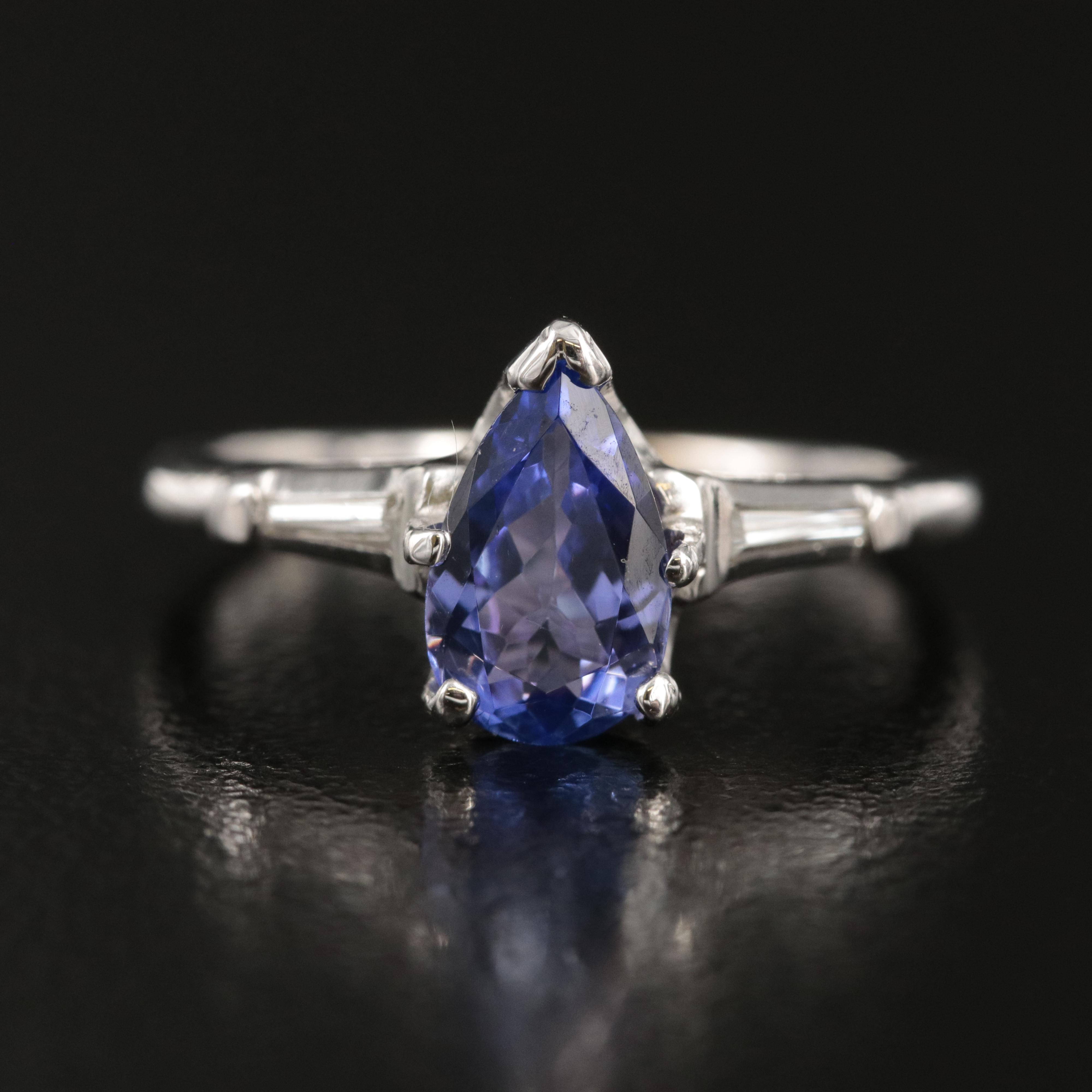 14K Tanzanite and Diamond Ring