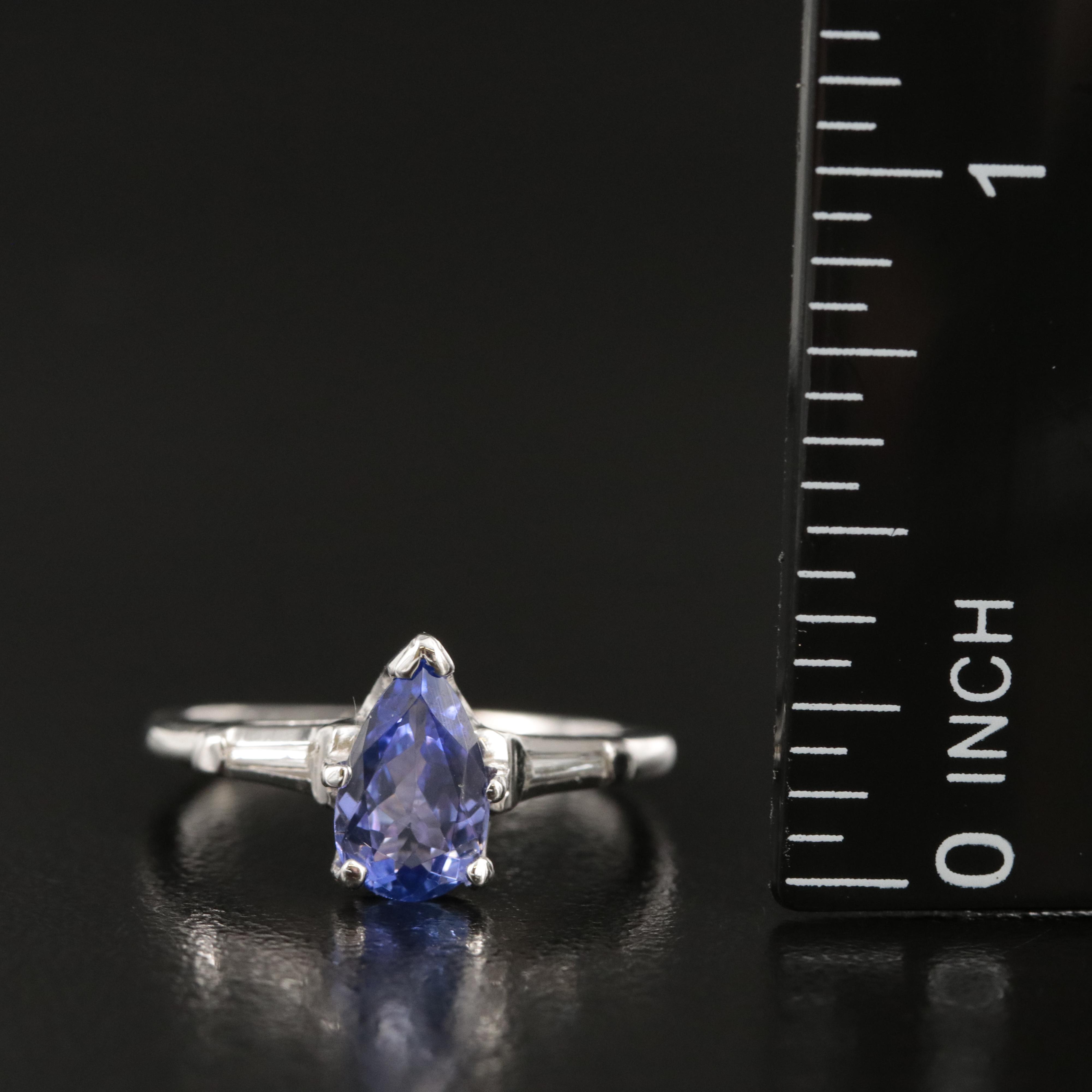 14K Tanzanite and Diamond Ring