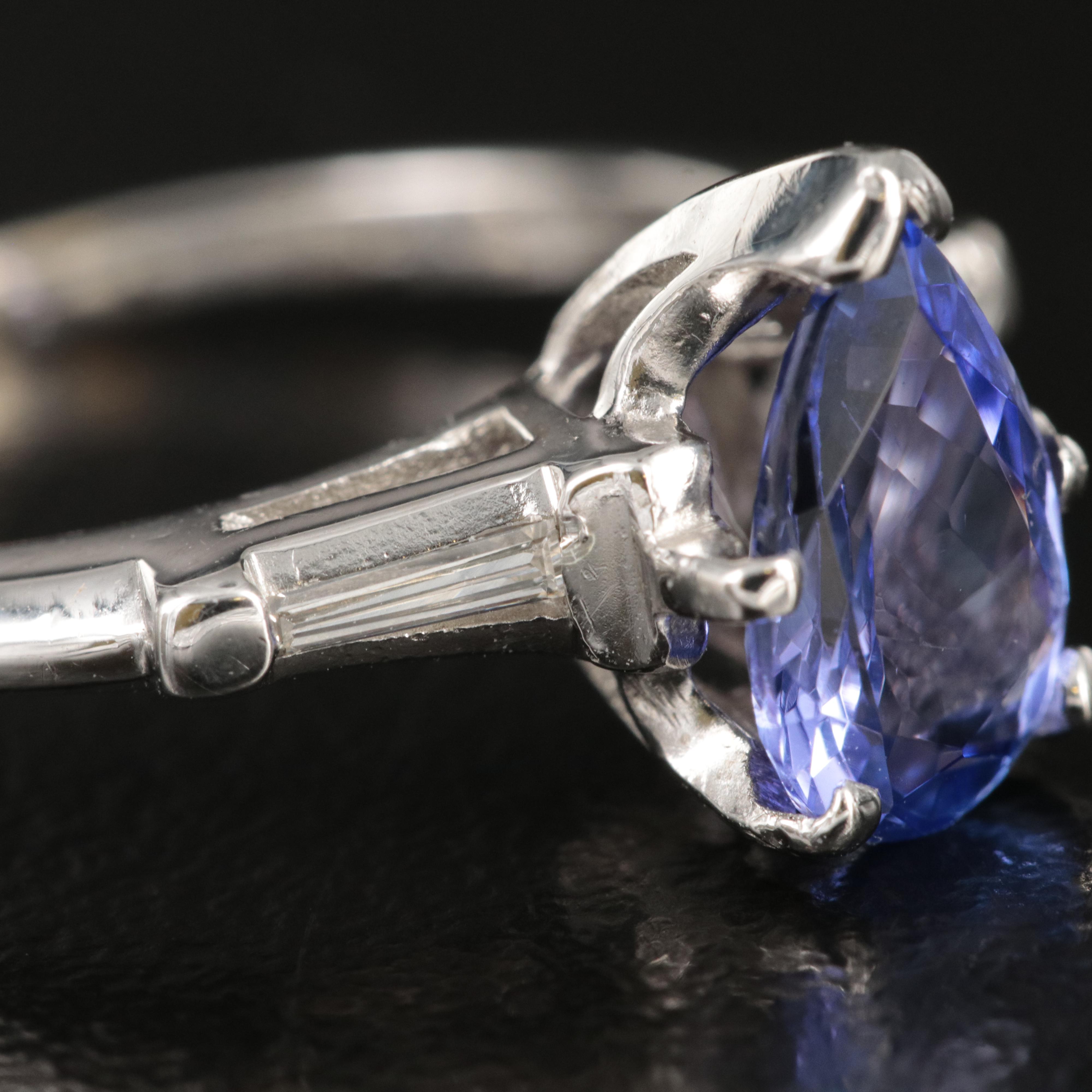 14K Tanzanite and Diamond Ring