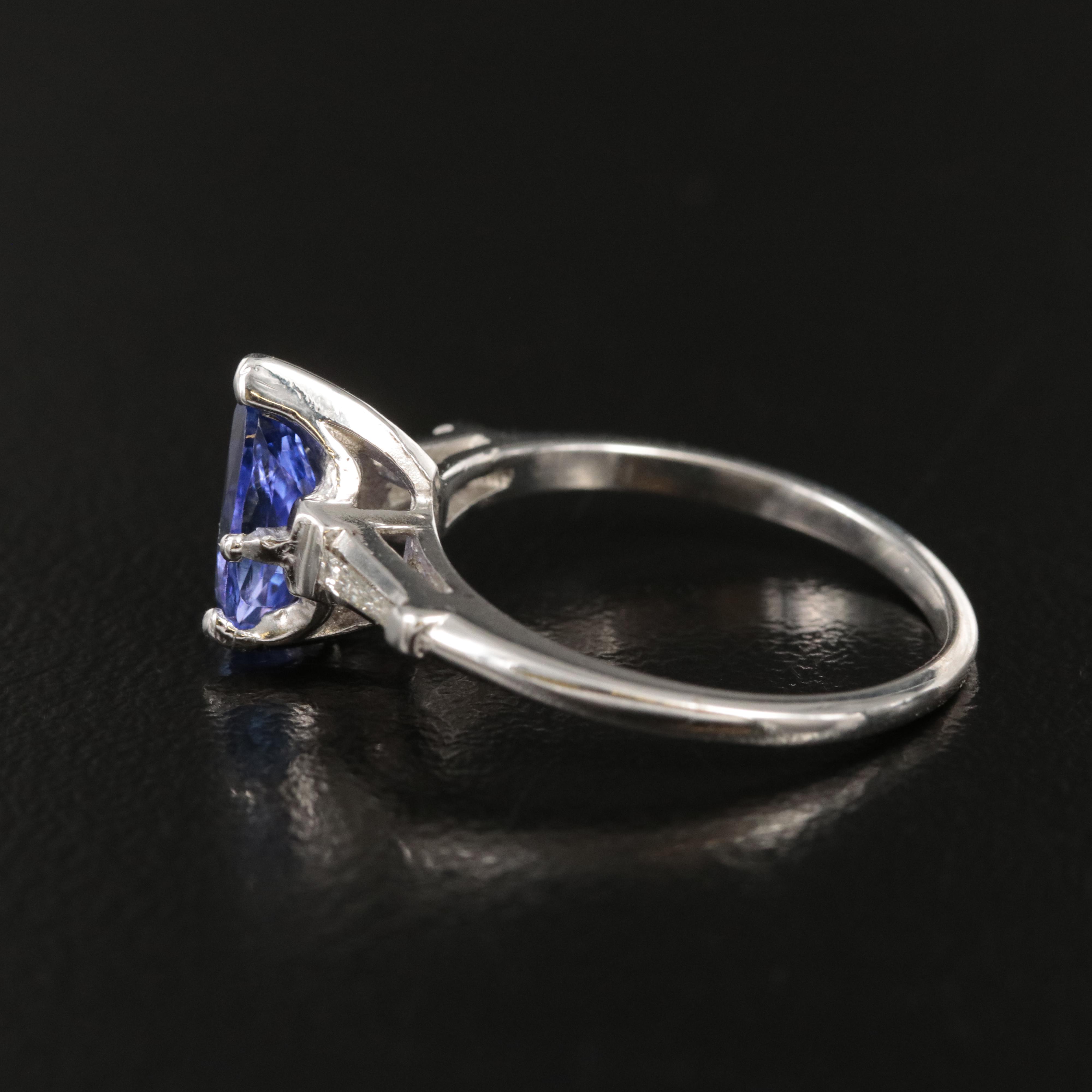 14K Tanzanite and Diamond Ring