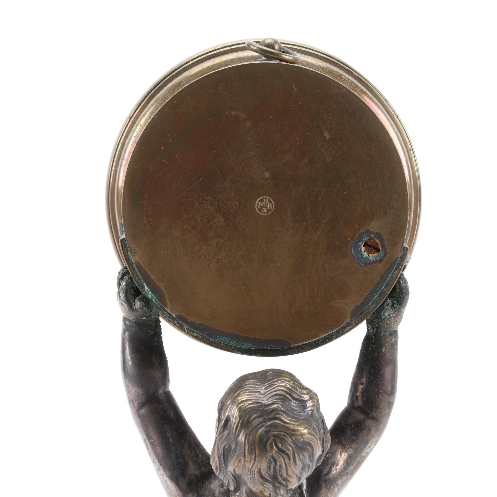 Susse Frères Bronze Pertuis, Naudet, Hulot & Bourgeois Barometer Thermometer