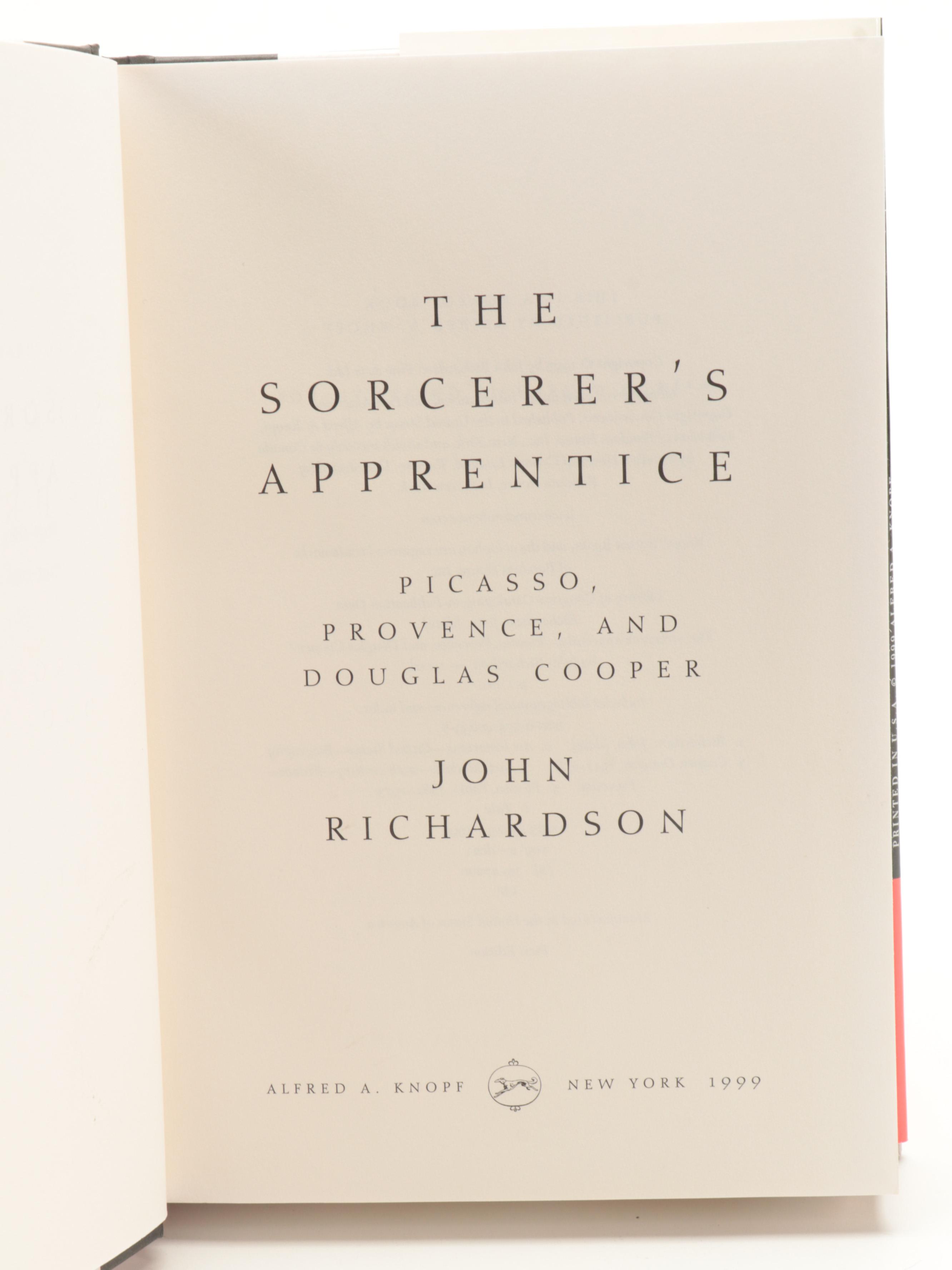 First Edition "The Sorcerer's Apprentice" by John Richardson and Other Books
