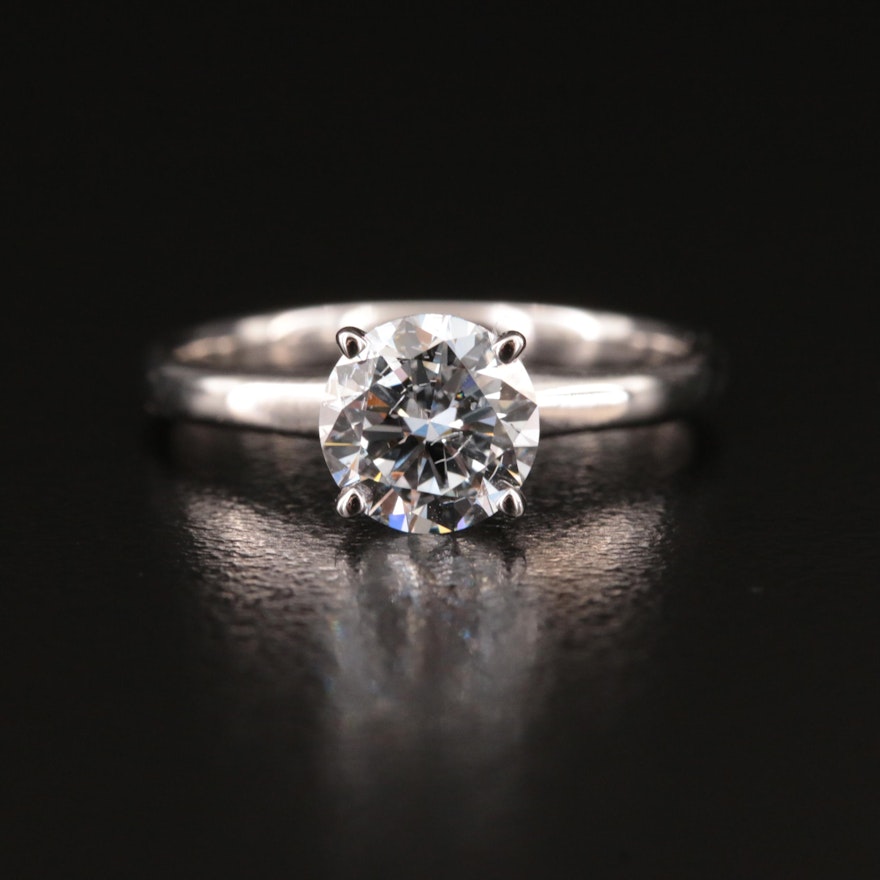 14K 1.16 CT Lab Grown Diamond Solitaire Ring