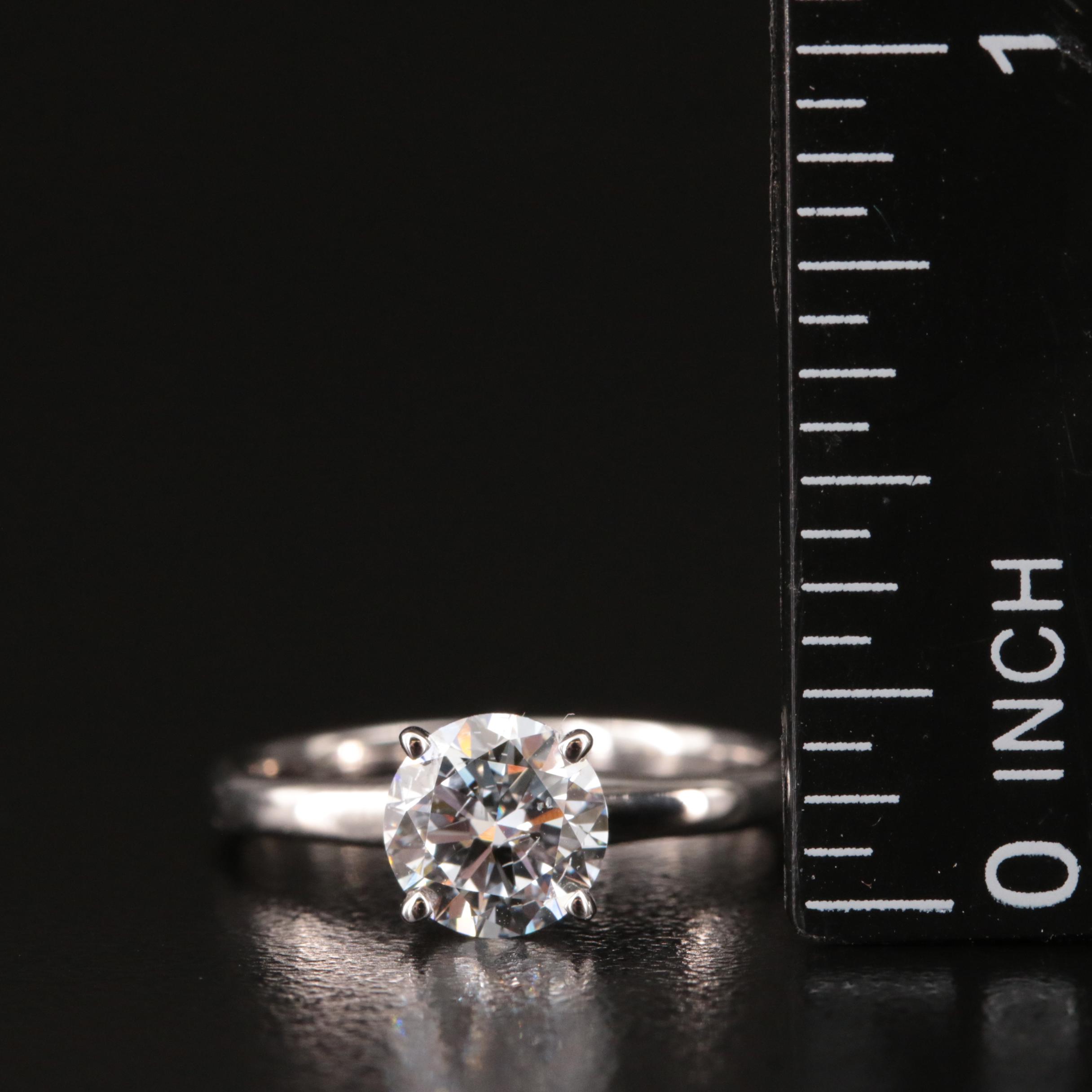 14K 1.16 CT Lab Grown Diamond Solitaire Ring