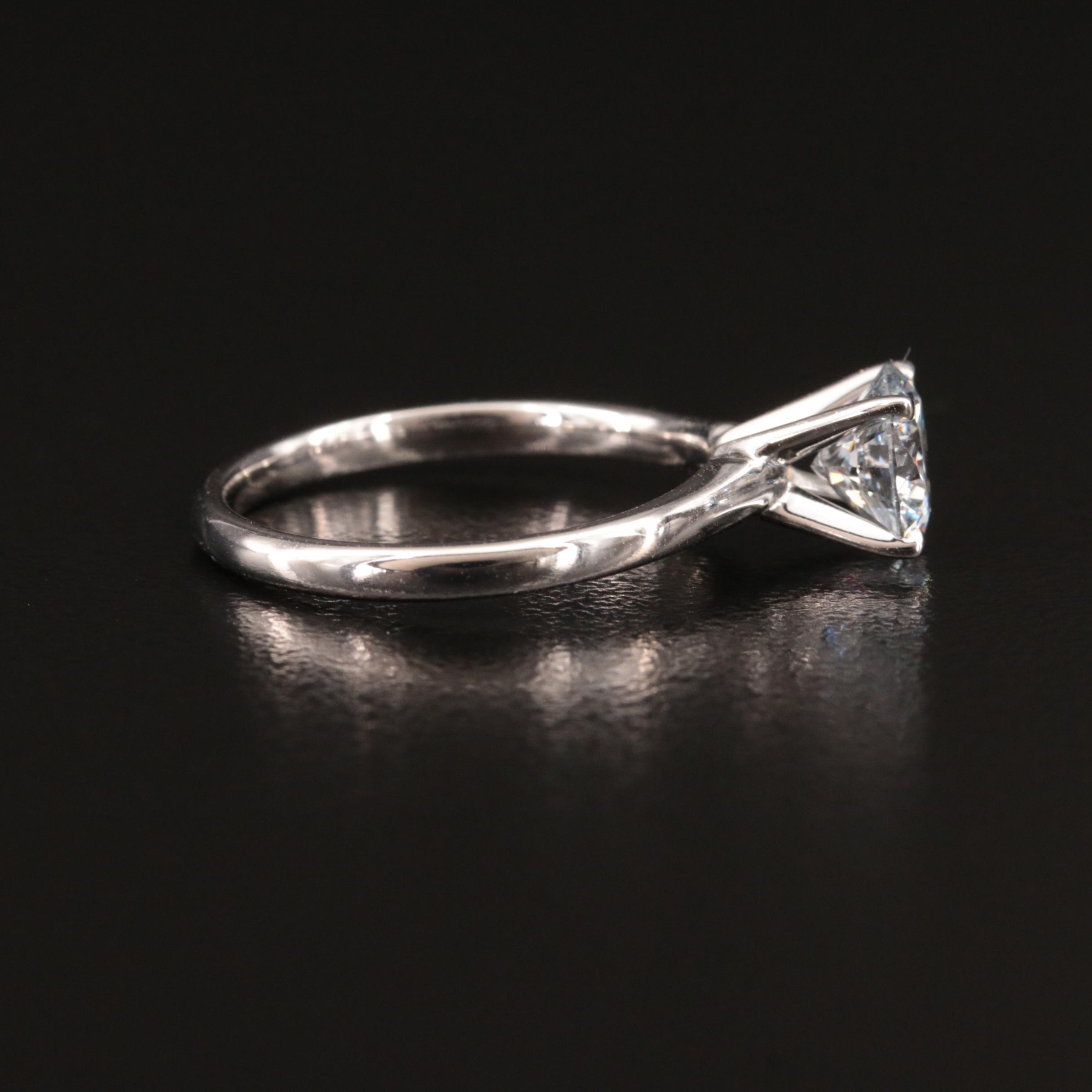 14K 1.16 CT Lab Grown Diamond Solitaire Ring