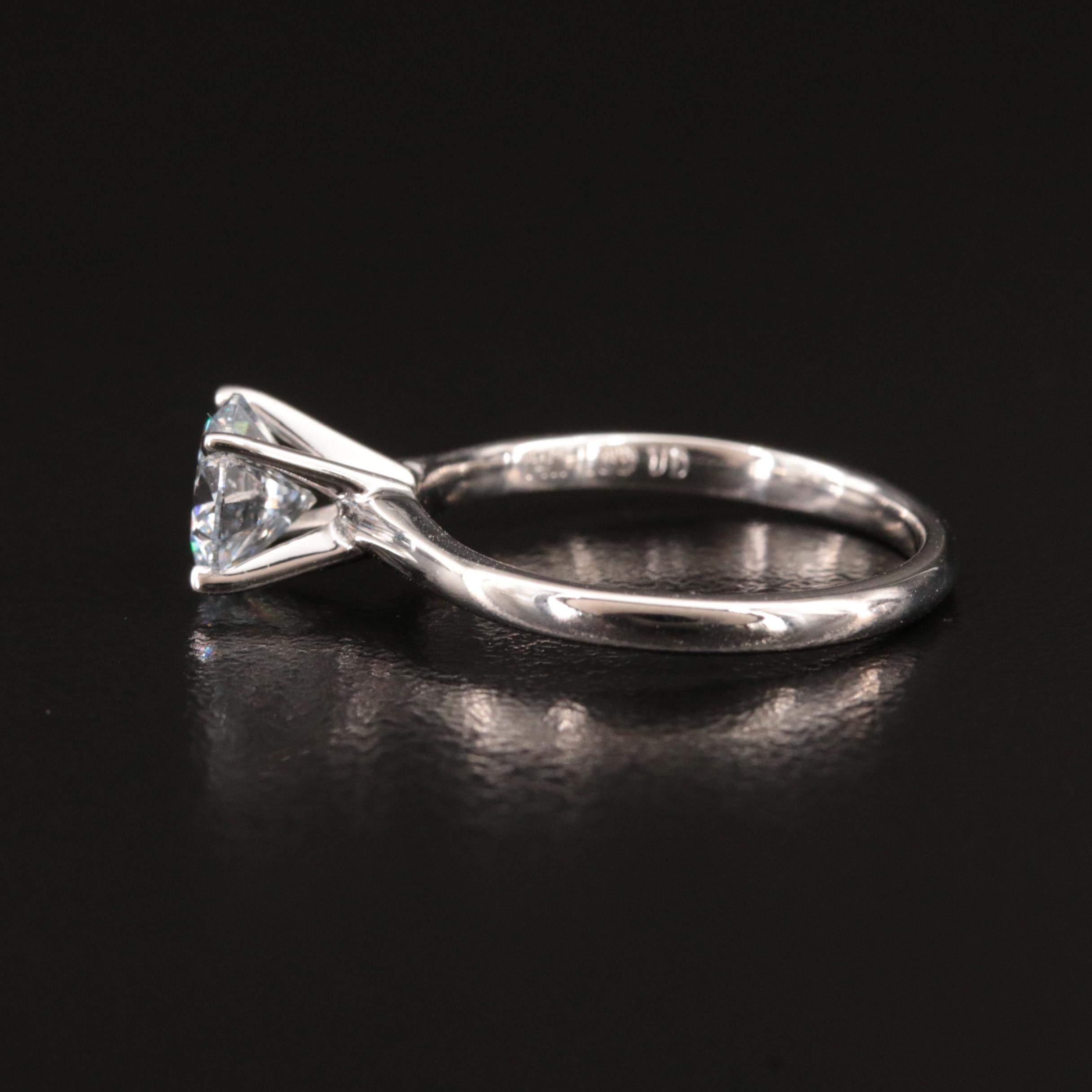 14K 1.16 CT Lab Grown Diamond Solitaire Ring