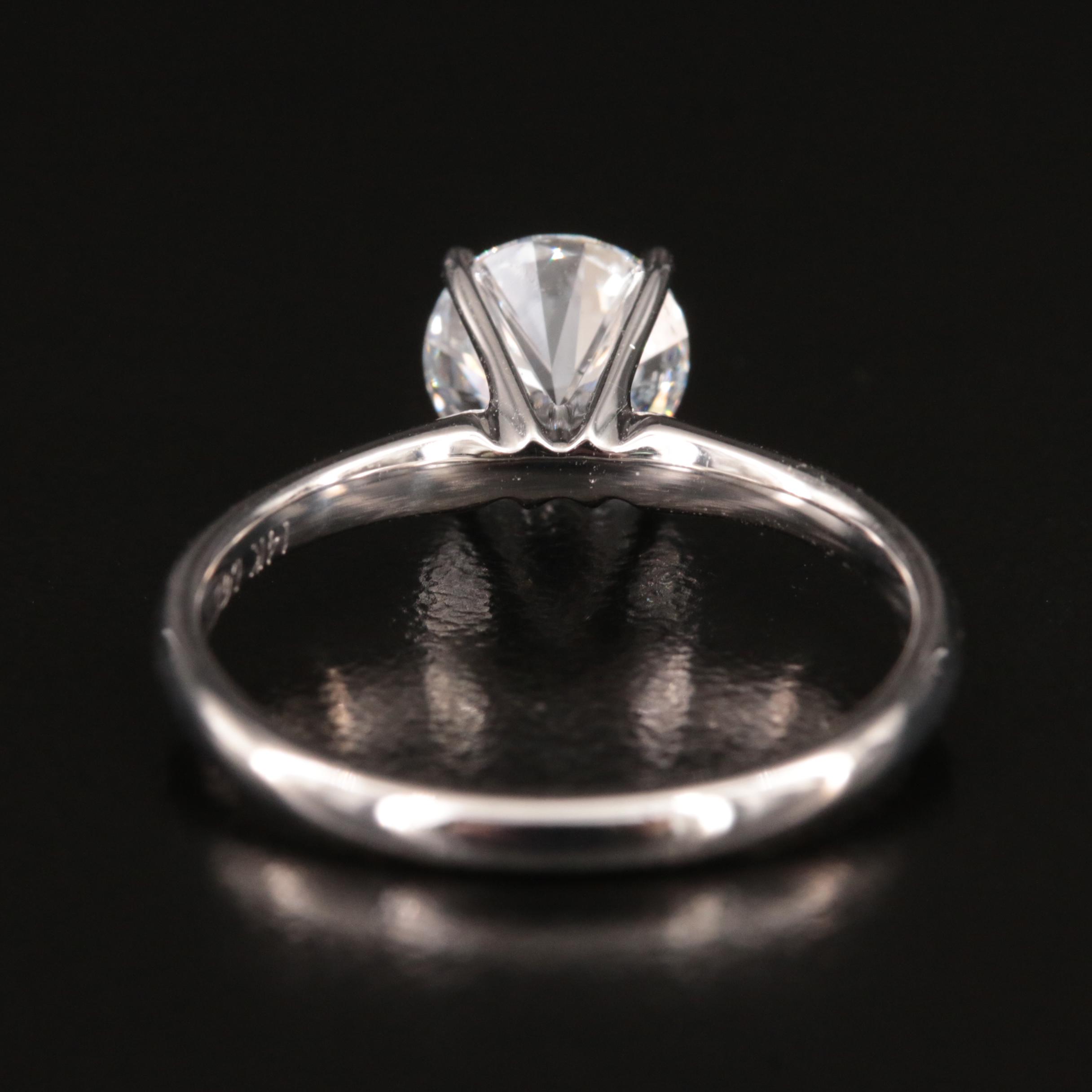 14K 1.16 CT Lab Grown Diamond Solitaire Ring