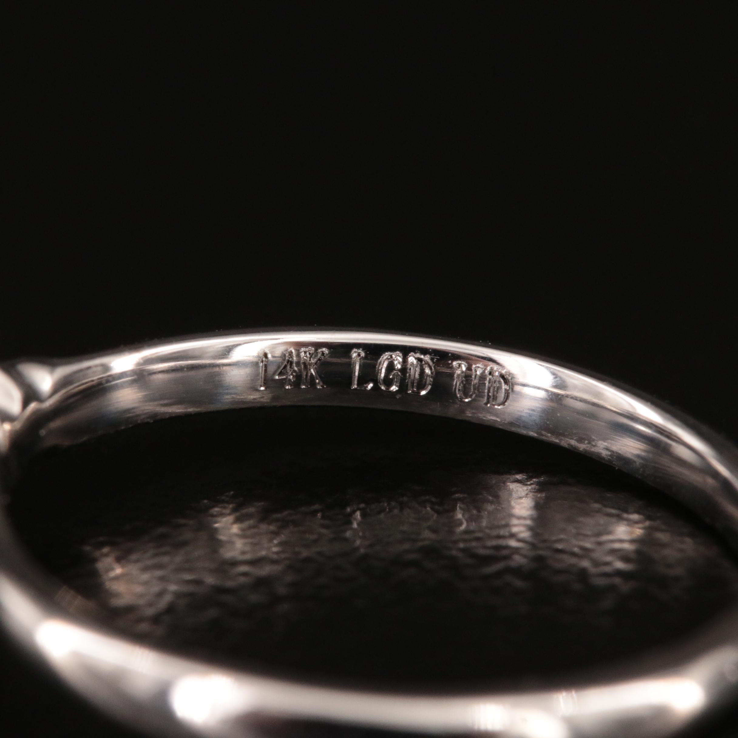 14K 1.16 CT Lab Grown Diamond Solitaire Ring