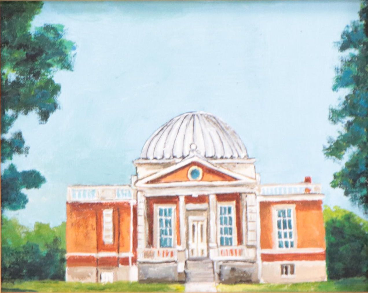 Sanna Acrylic Painting "Observatory," 2022