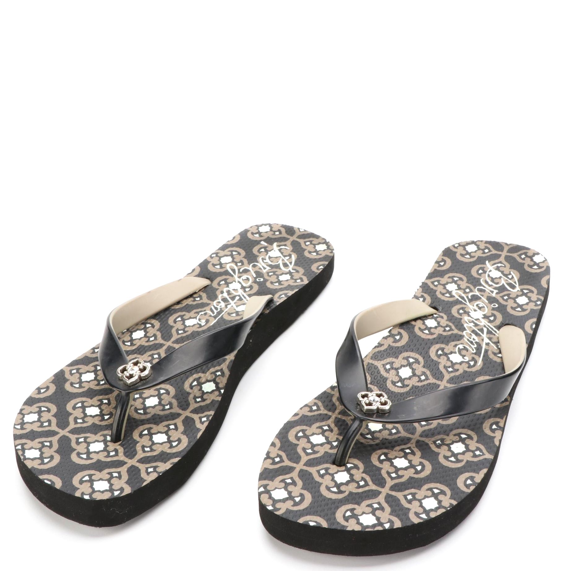Brighton Embellished Flip-Flops