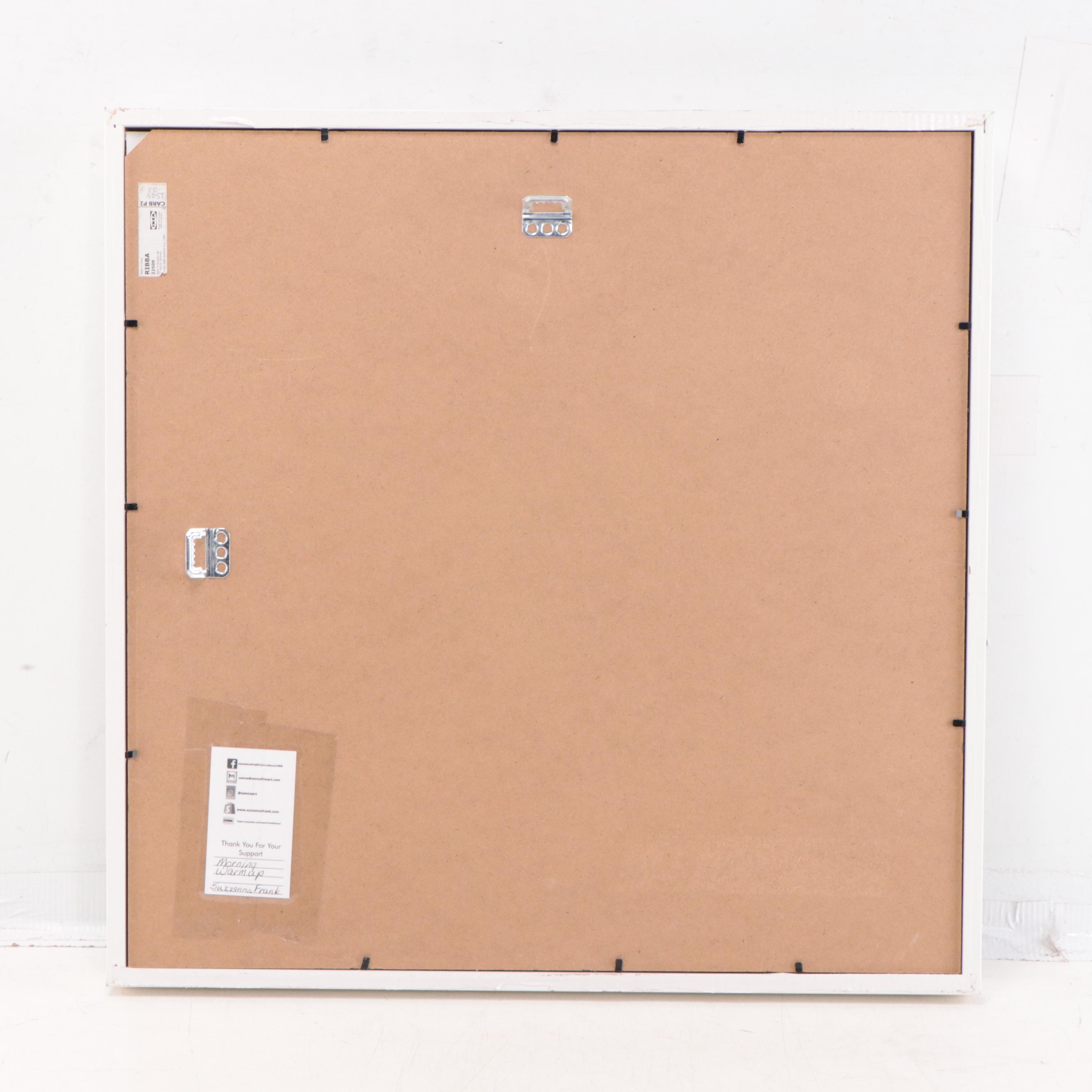 Sanna Abstract Acrylic Painting "Morning Warm-up"