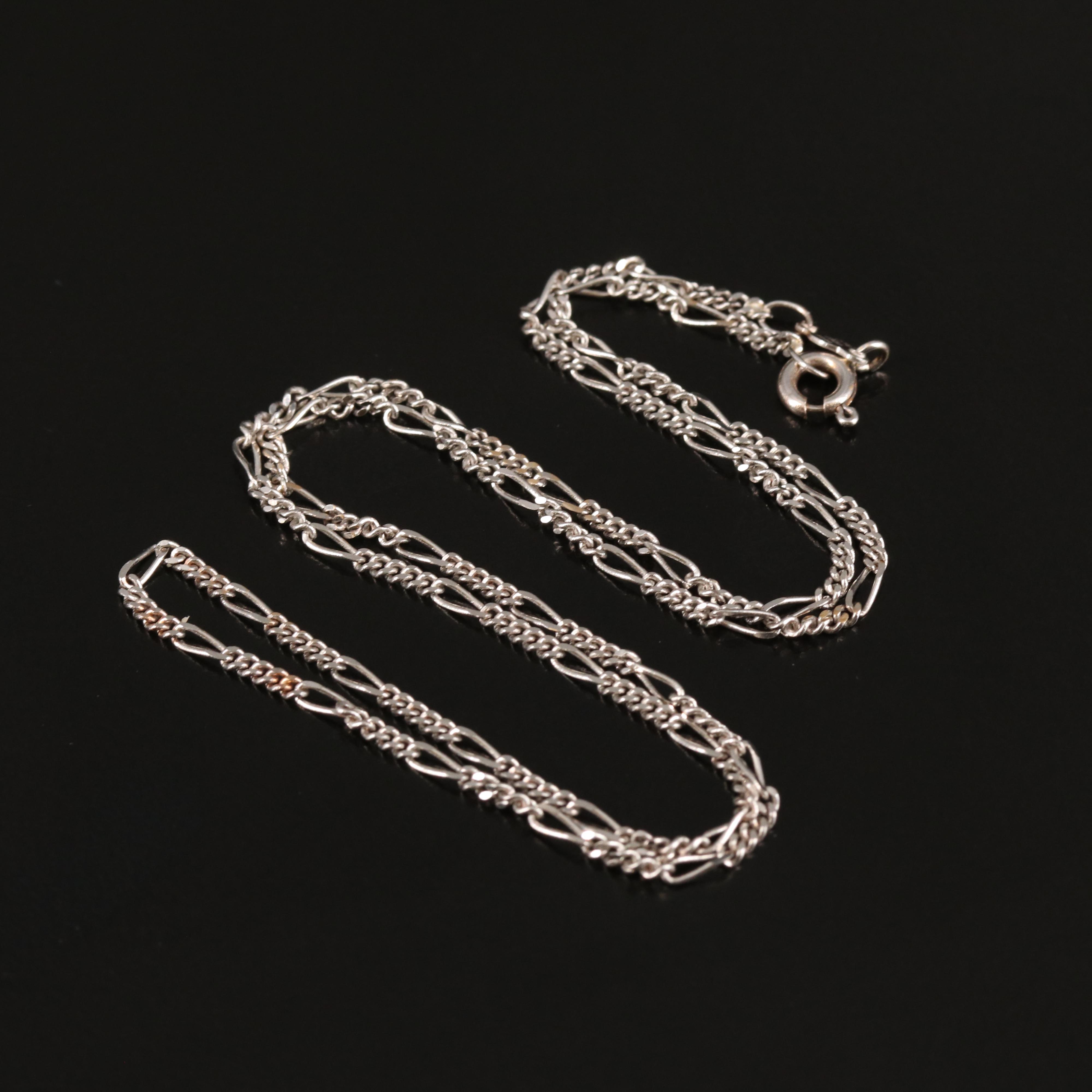 14K Figaro Chain Necklace