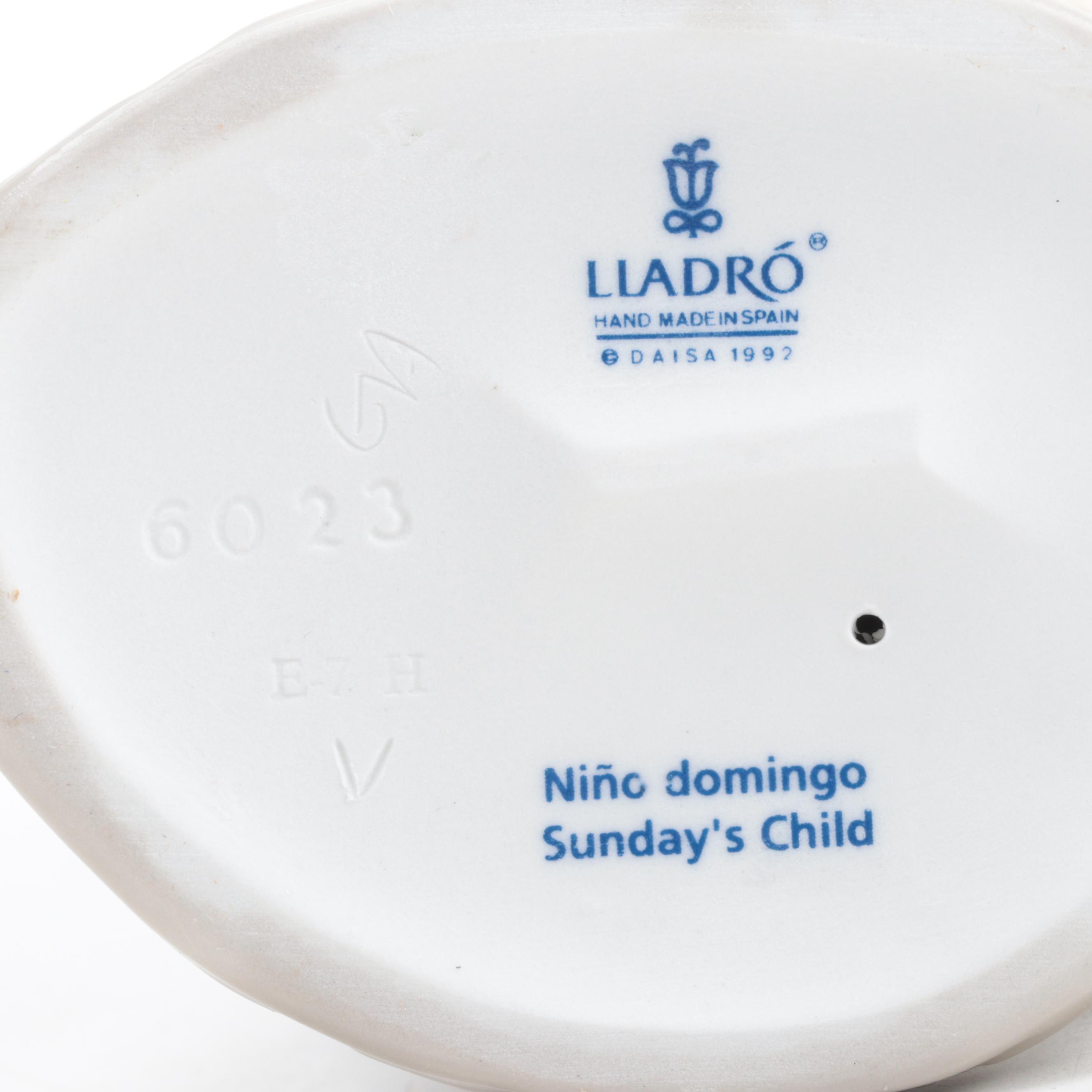 Lladró "Sunday's Child" Porcelain Figurine