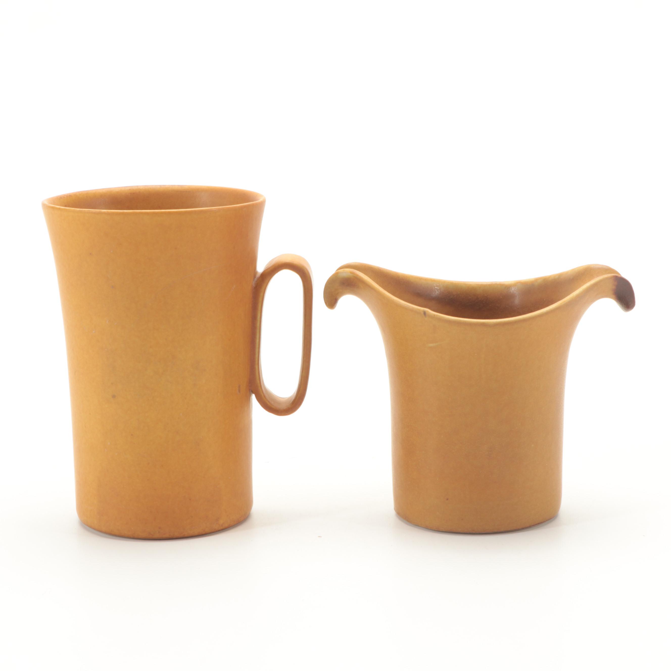 Bennington Potters "Tawny" Dinnerware and Table Accessories, 1960s