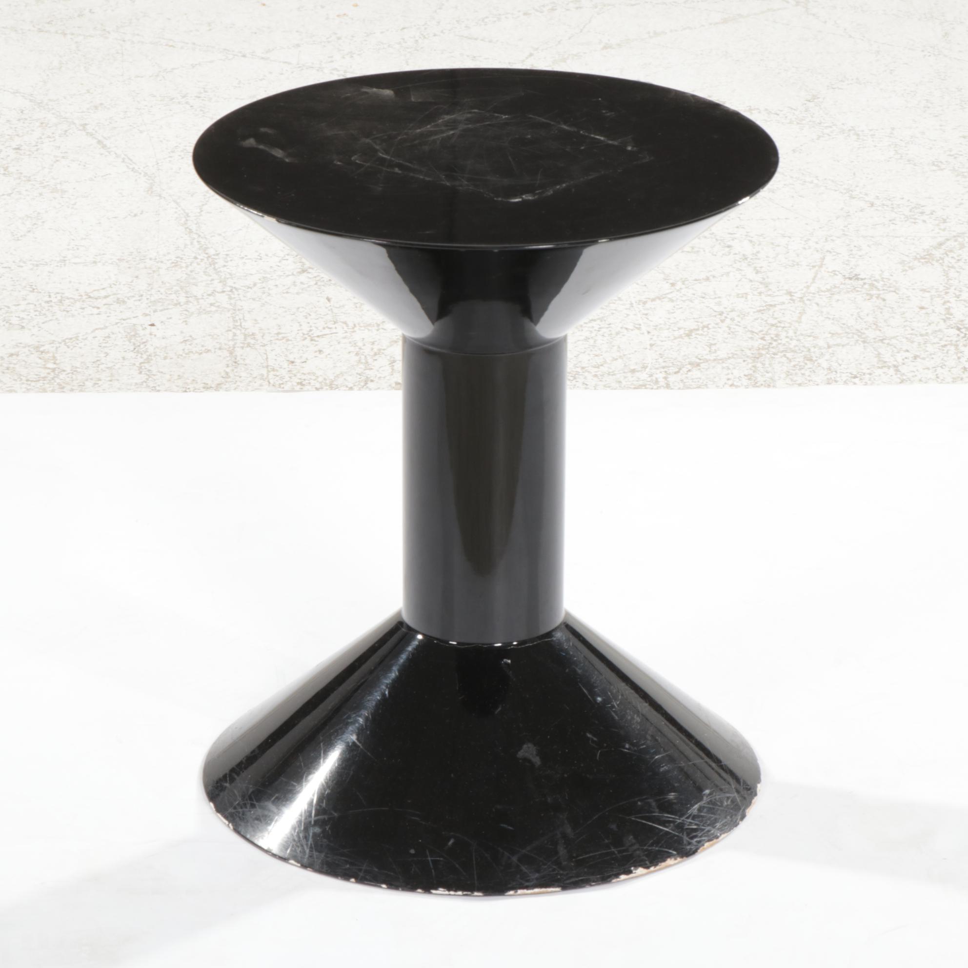 Jorge Pensi for Viccarbe "Shape, Model H" Side Table in Glossy Black Finish