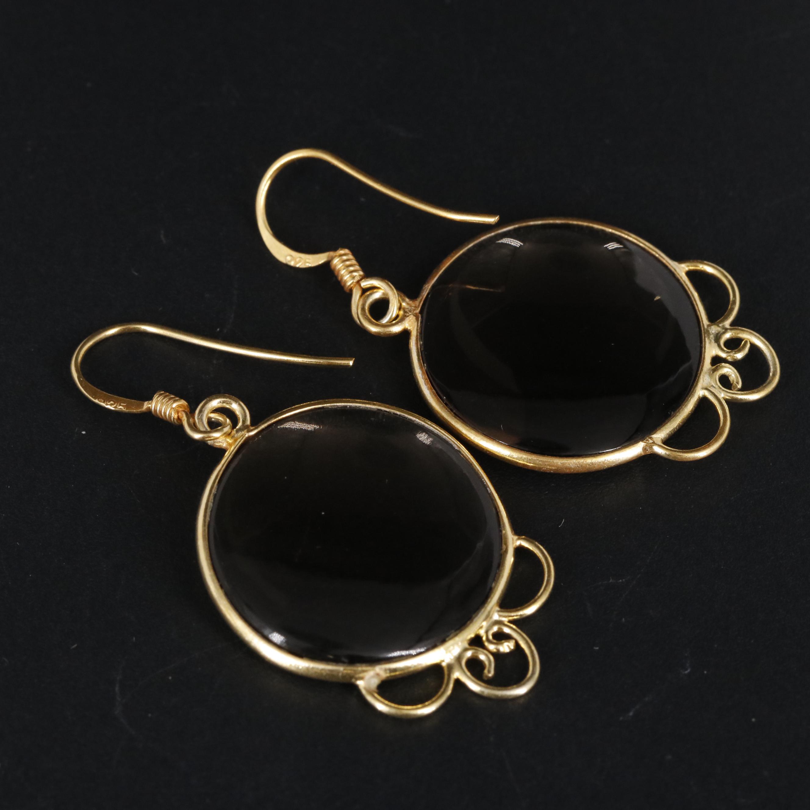 Sterling Gemstone Earrings