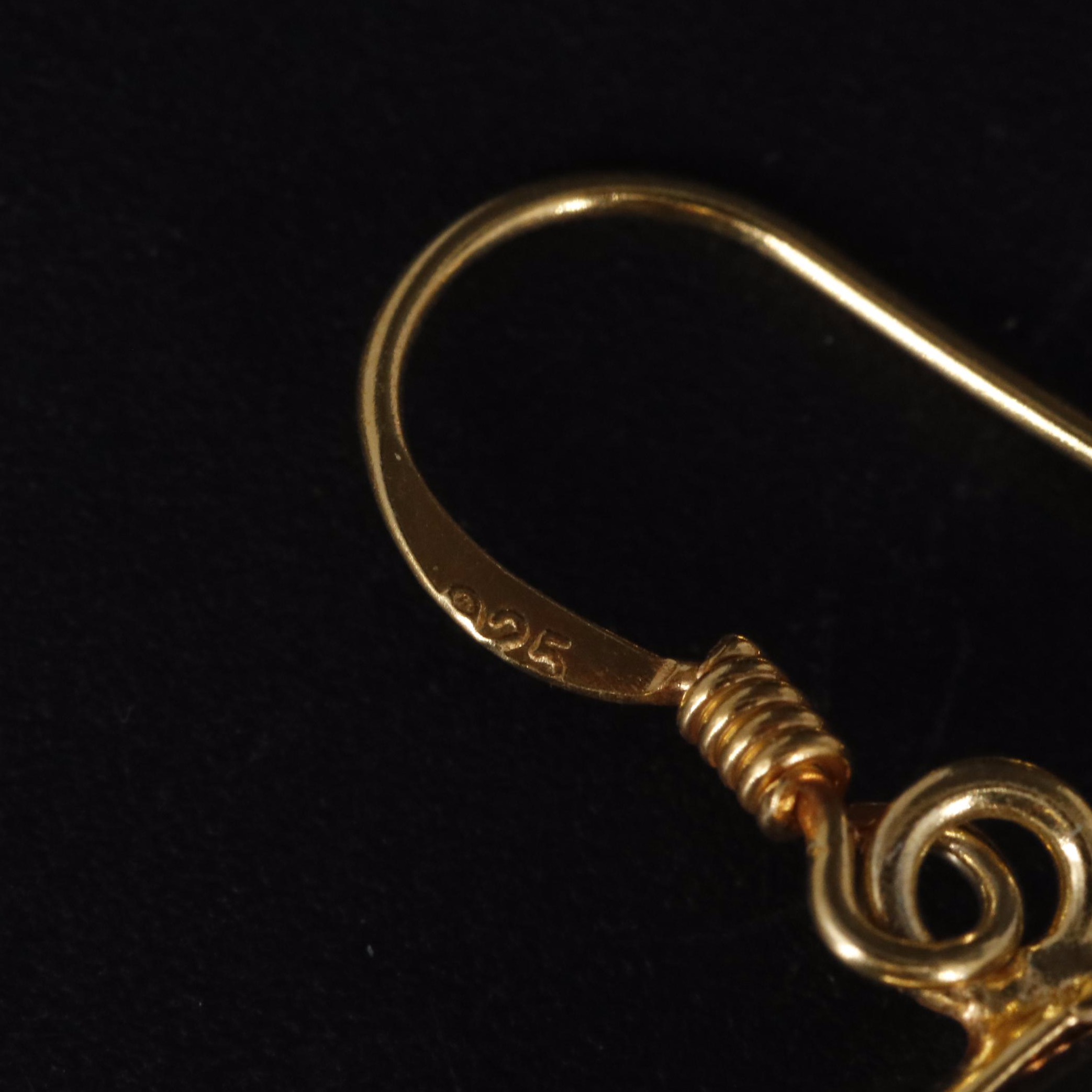 Sterling Gemstone Earrings