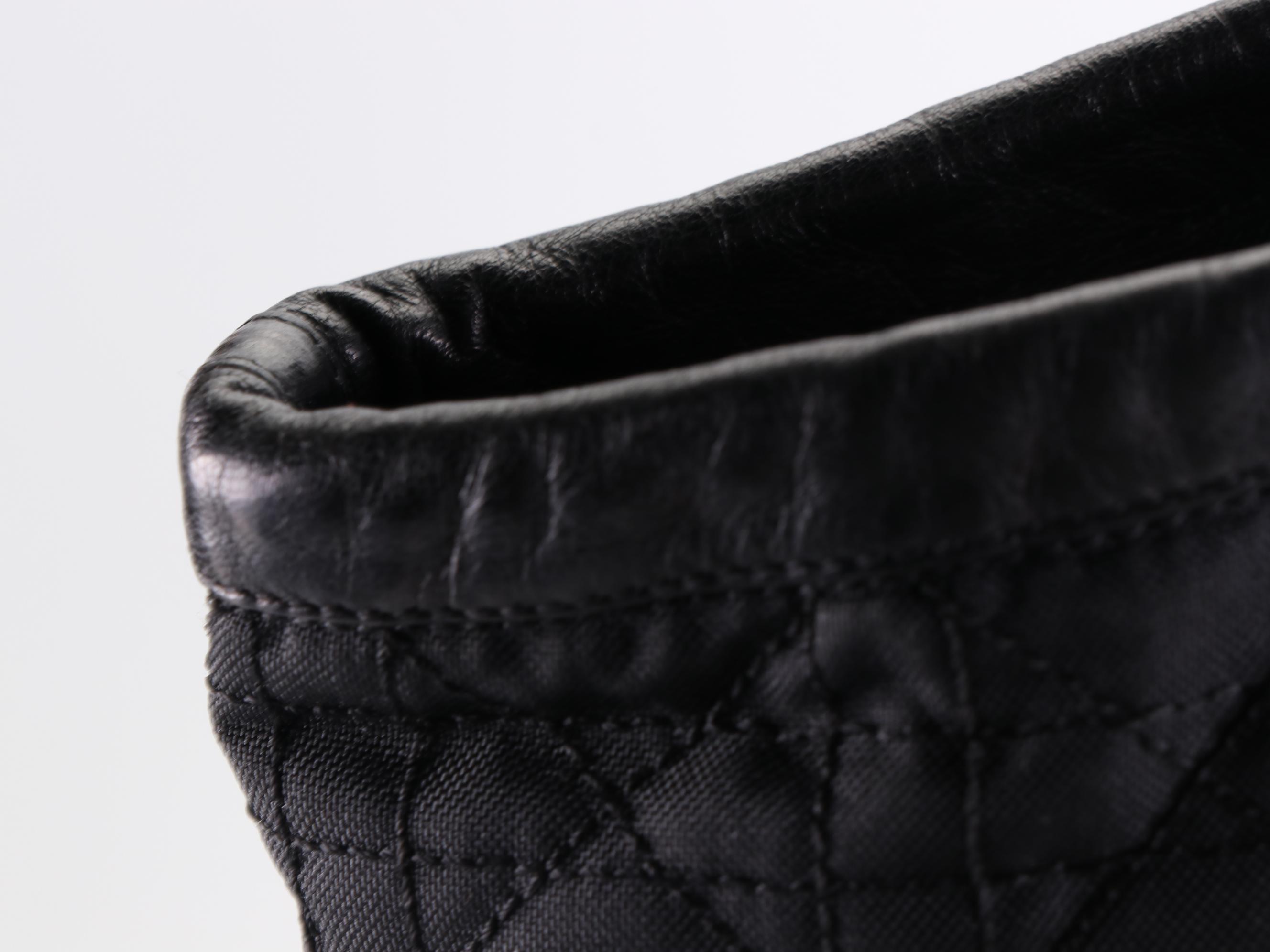 Christian Dior Lady Dior Boots in Quilted Nylon Canvas and Leather Trim