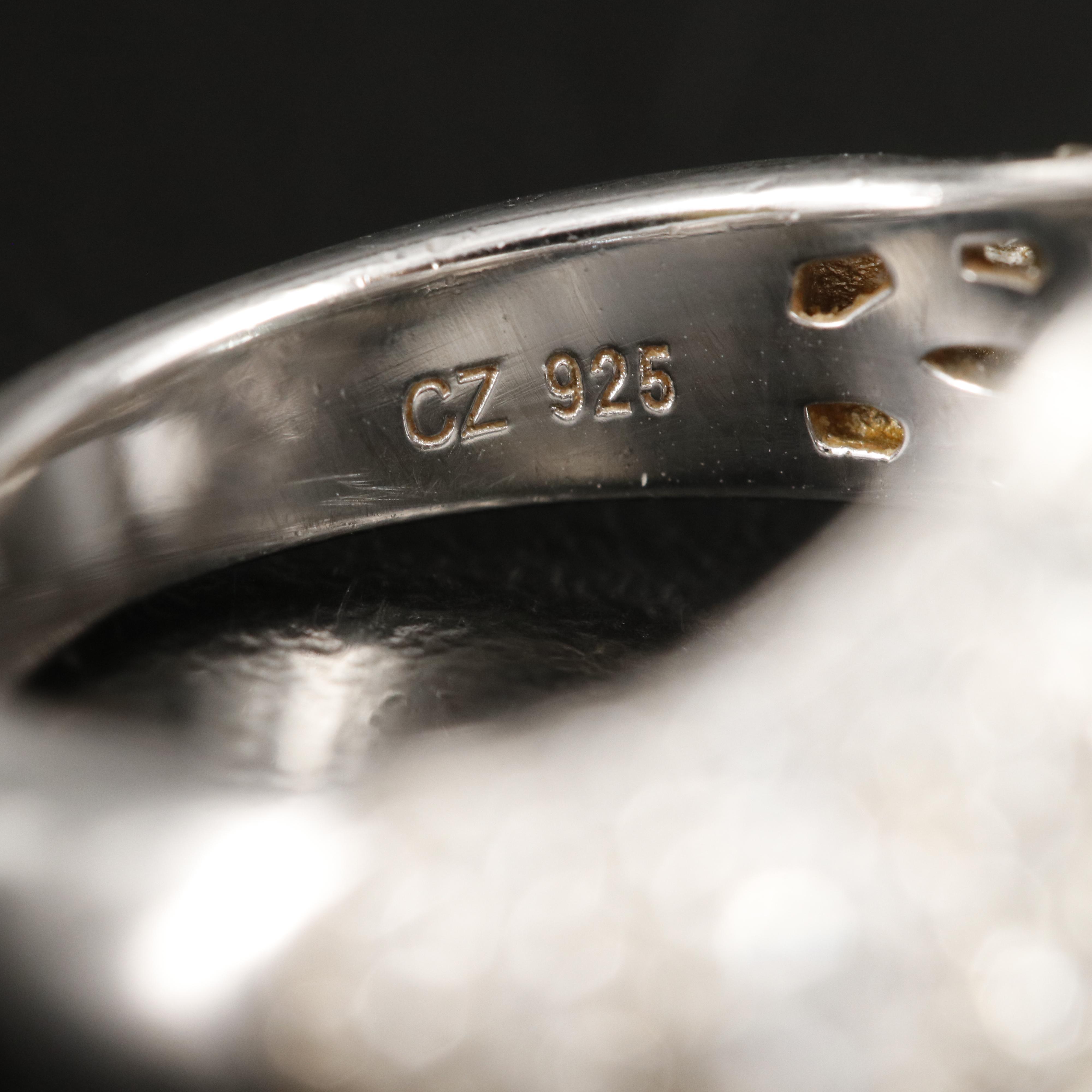 Sterling Cubic Zirconia Ring