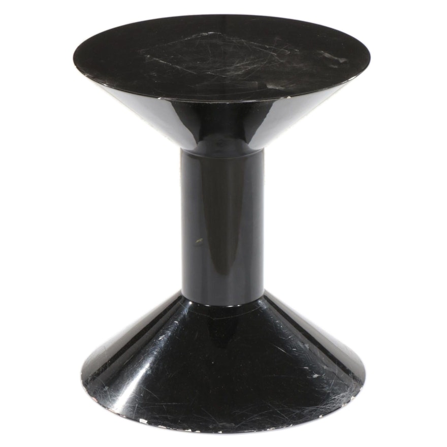 Jorge Pensi for Viccarbe "Shape, Model H" Side Table in Glossy Black Finish