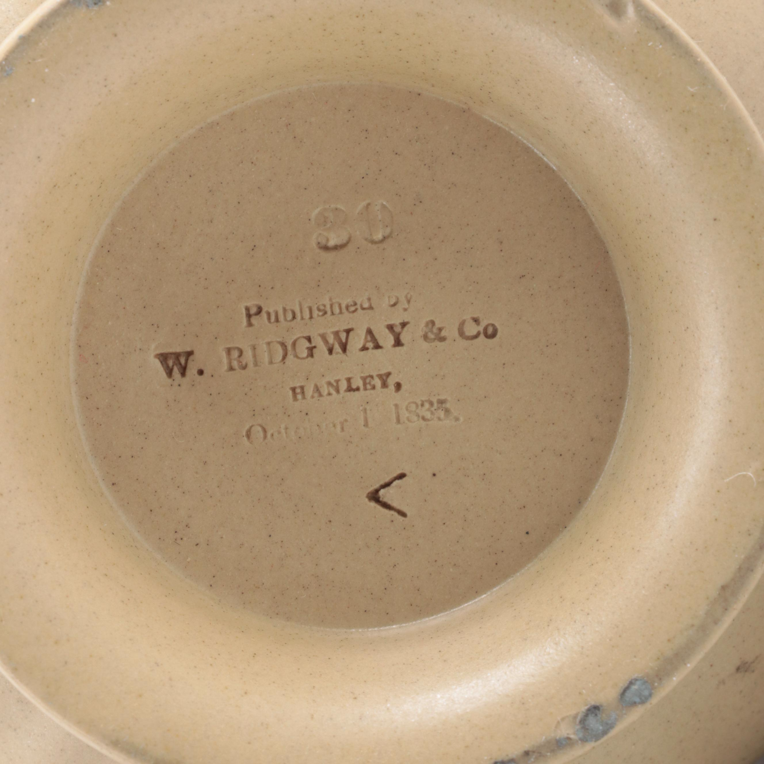 Ridgway English Relief Molded  Tam O'Shanter Syrup Pitcher and Other Décor