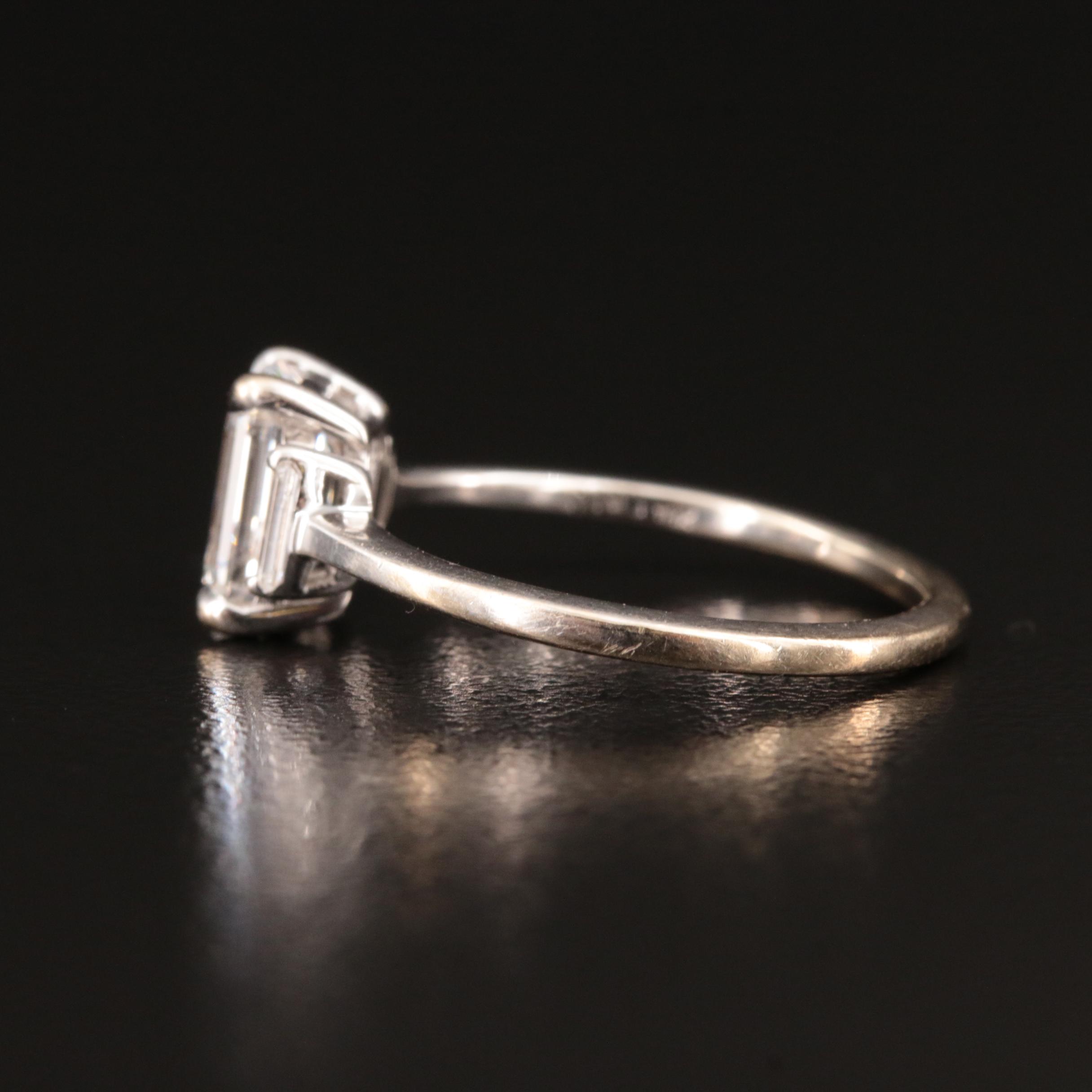 18K 1.69 CTW Lab Grown Diamond Ring with IGI Report