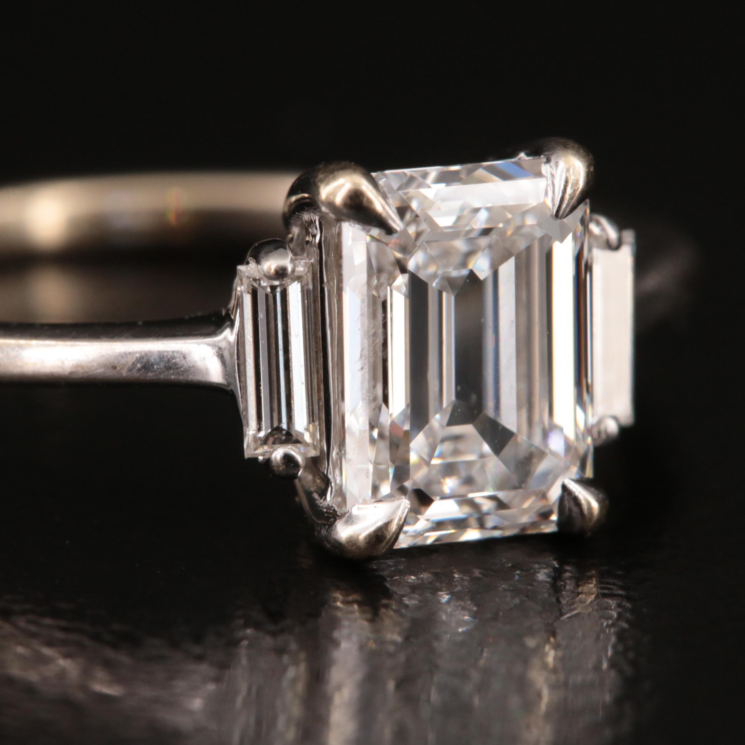 18K 1.69 CTW Lab Grown Diamond Ring with IGI Report