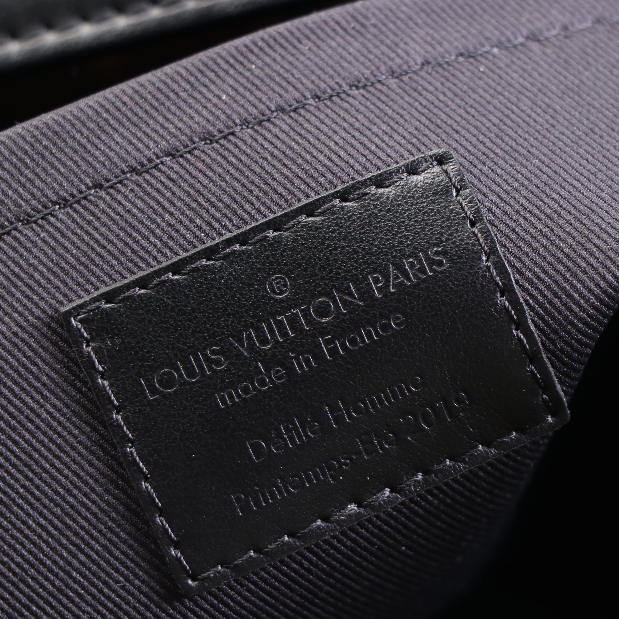 Louis Vuitton Solar Ray Steamer Bag PM in Monogram Canvas/Black Leather w/Strap