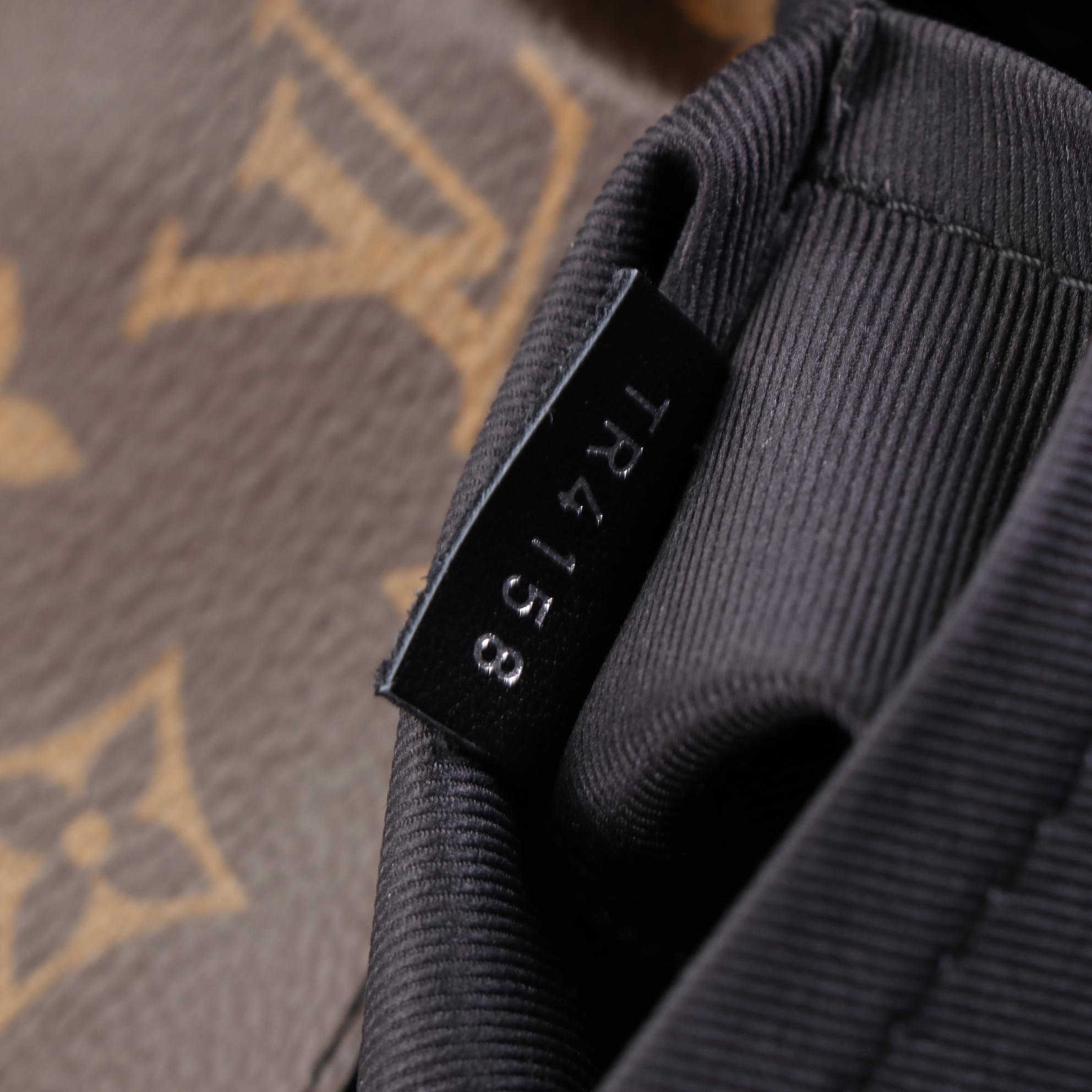 Louis Vuitton Solar Ray Steamer Bag PM in Monogram Canvas/Black Leather w/Strap