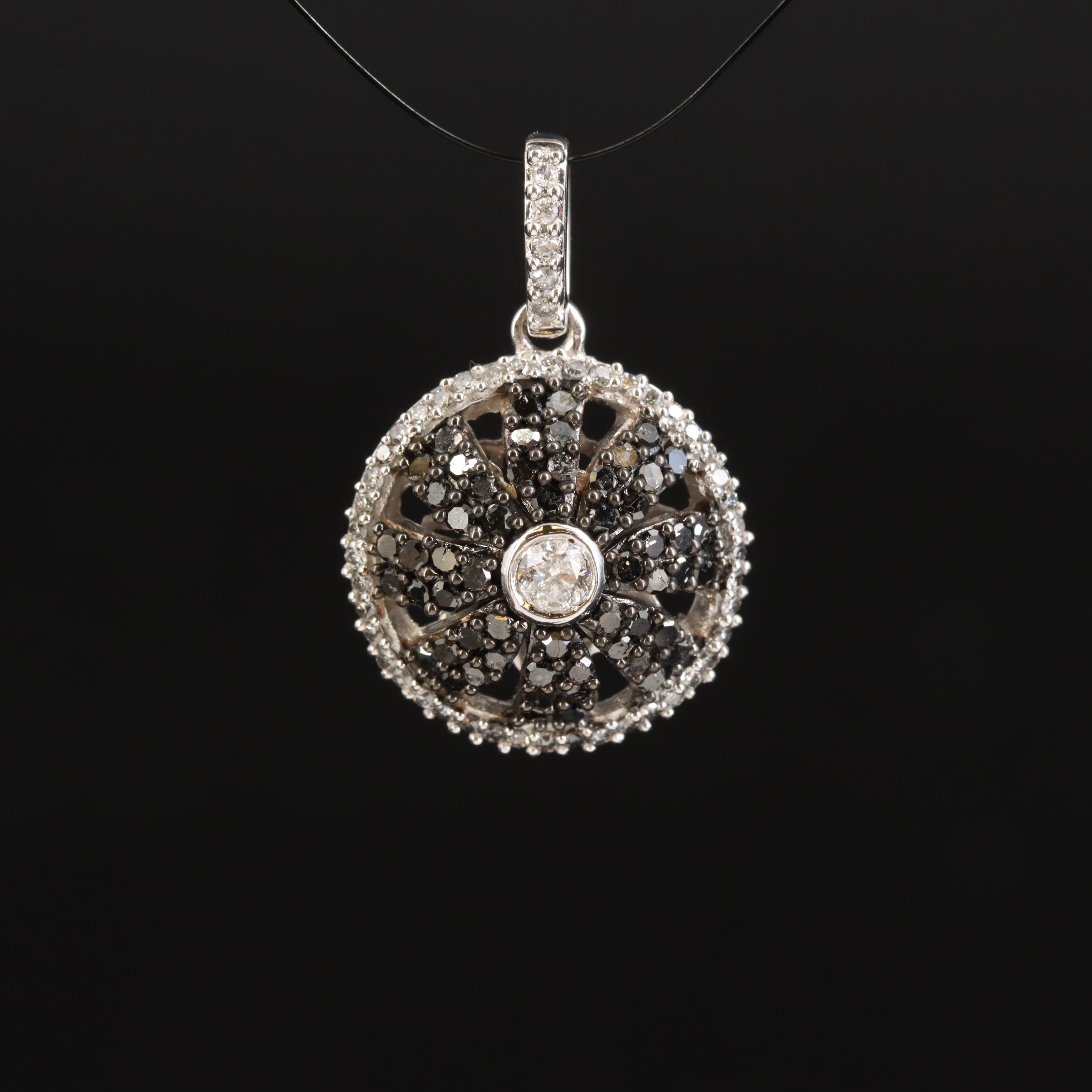 14K 0.71 CTW Diamond Pendant