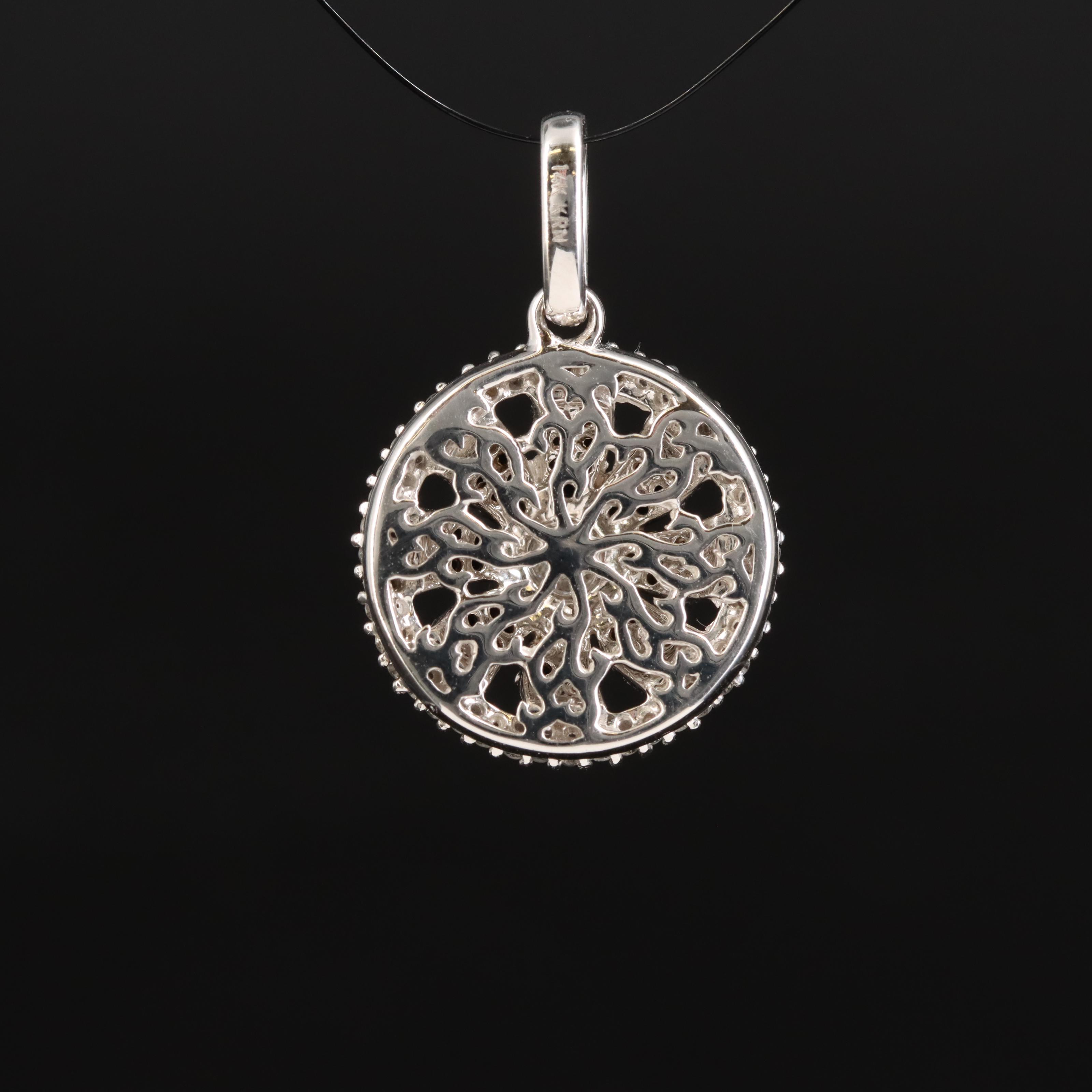 14K 0.71 CTW Diamond Pendant